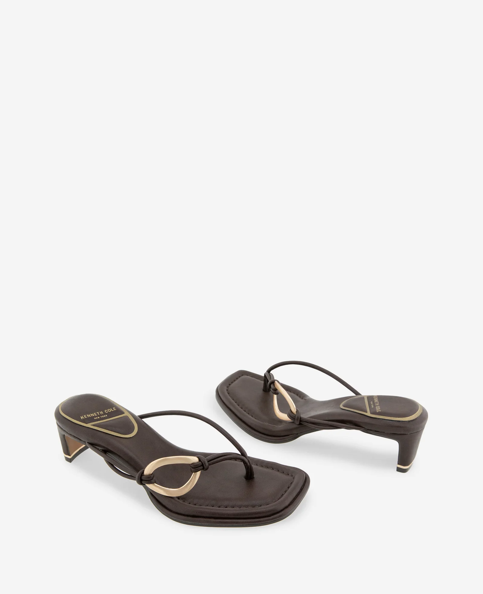Madrid Leather Embellished Heel Sandal - Image 2
