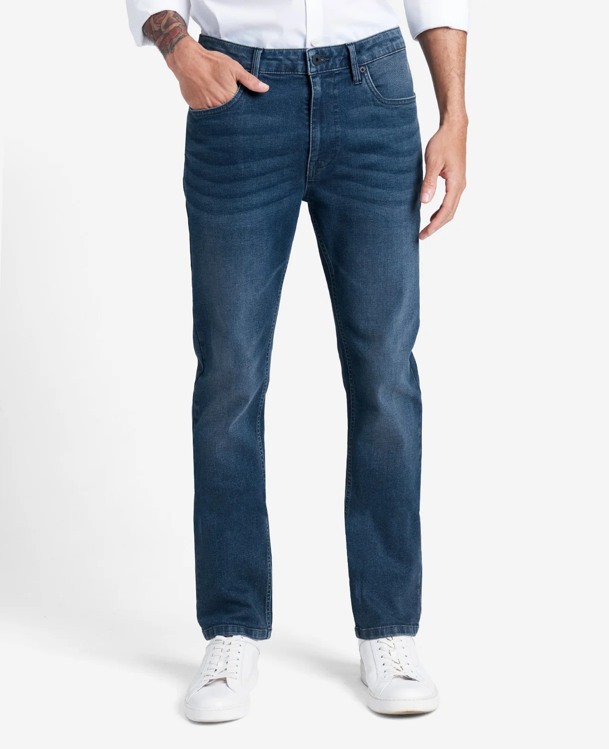 Slim-Fit Recycled Stretch Denim Jean - Image 4