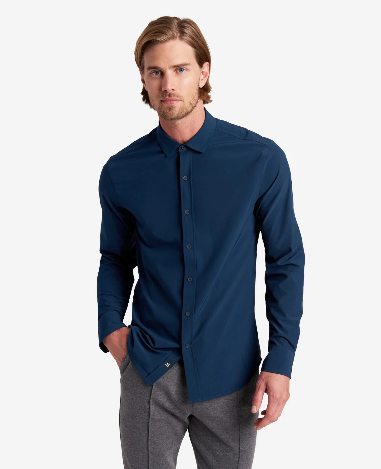 Long Sleeve Button Down Sport Shirt - Image 4
