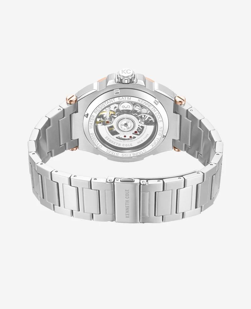 Skeleton Automatic Bracelet Watch - Image 3
