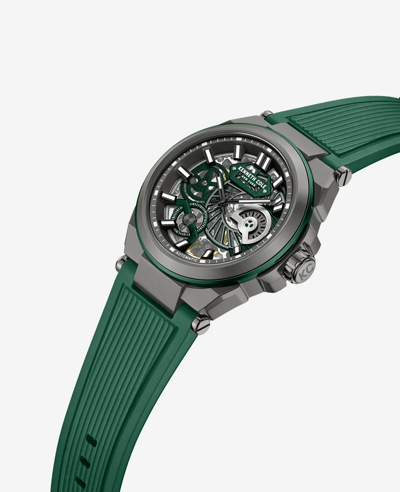 Skeleton Automatic Silicone Watch - Image 2