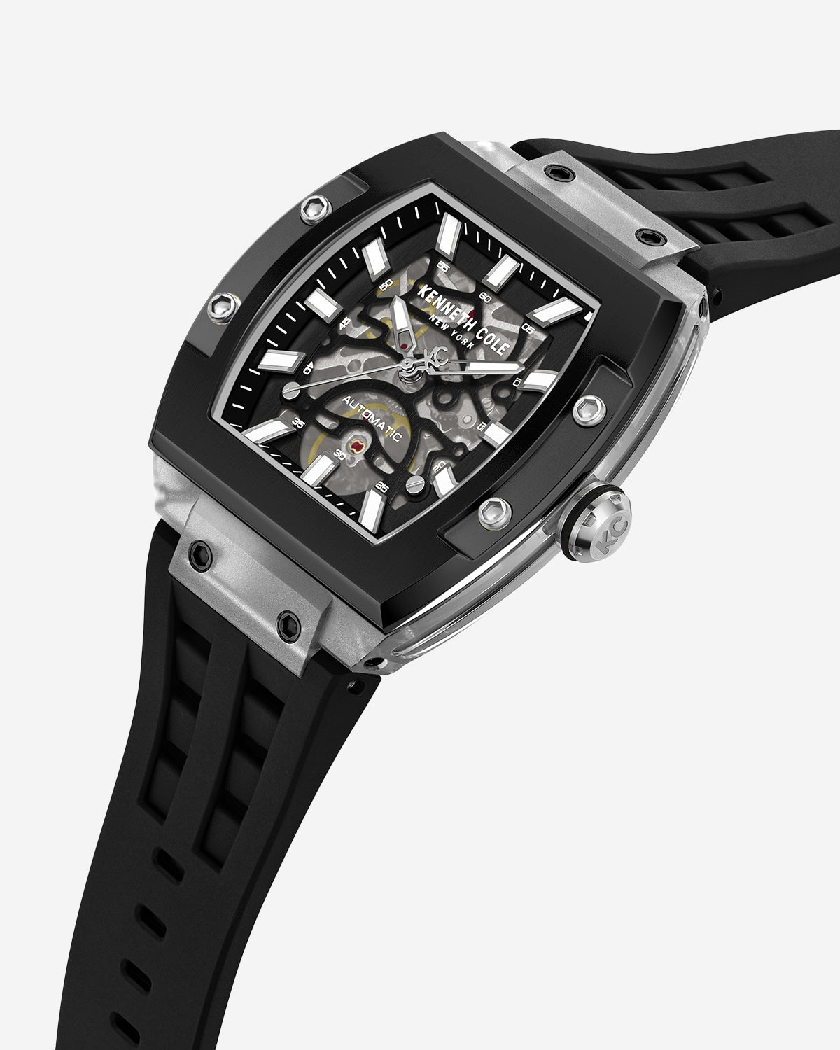 Skeleton Automatic Silicone Watch - Image 2