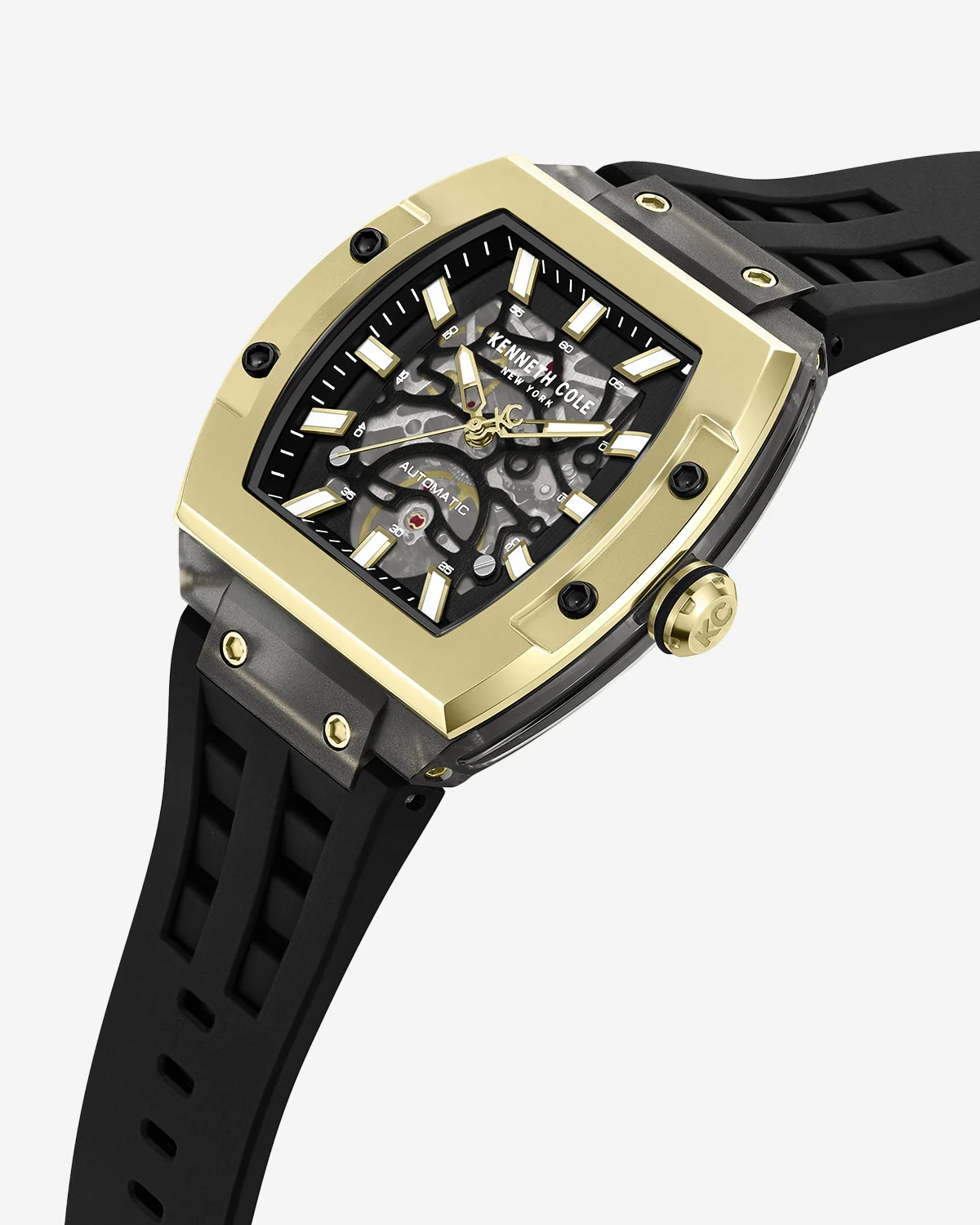 Skeleton Automatic Silicone Watch - Image 2