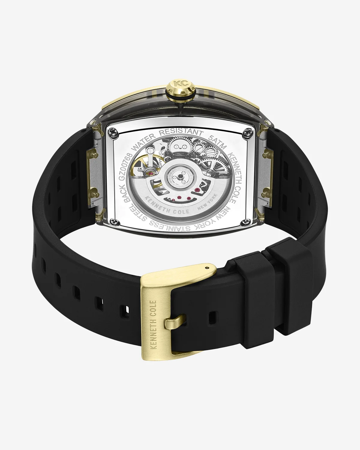 Skeleton Automatic Silicone Watch - Image 3