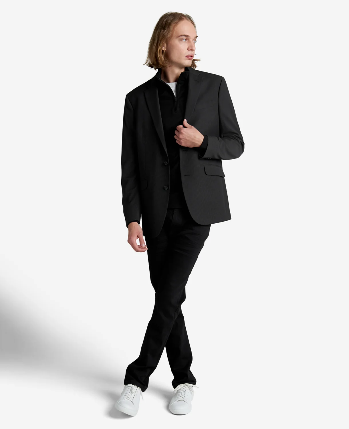Slim-Fit Mini Grid Suit Separate Sport Coat - Image 2