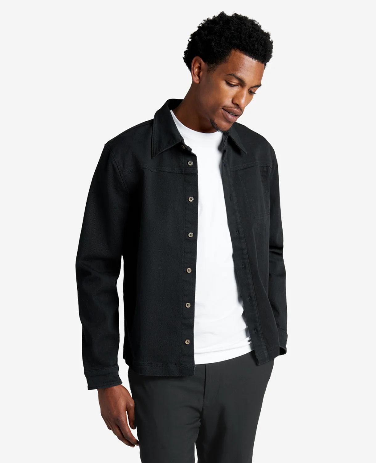 Stretch Shirt Jacket - Image 4