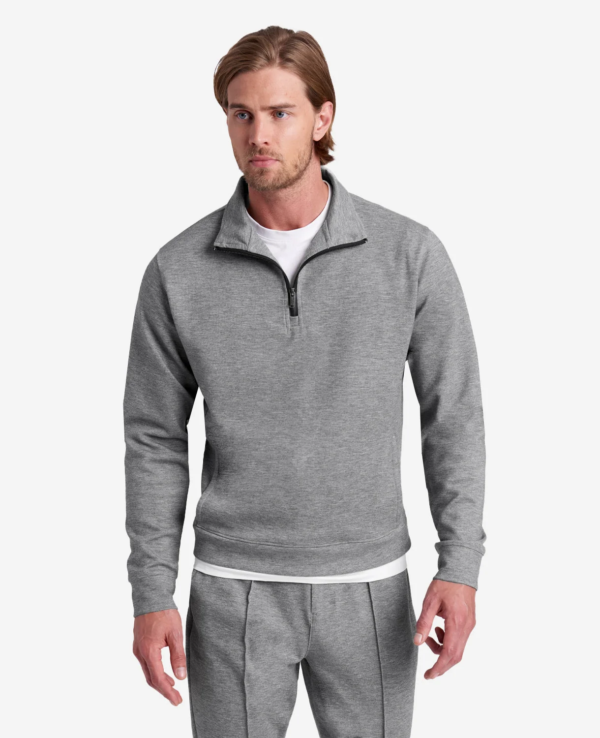Quarter-Zip Mock Knit Jacket - Image 4