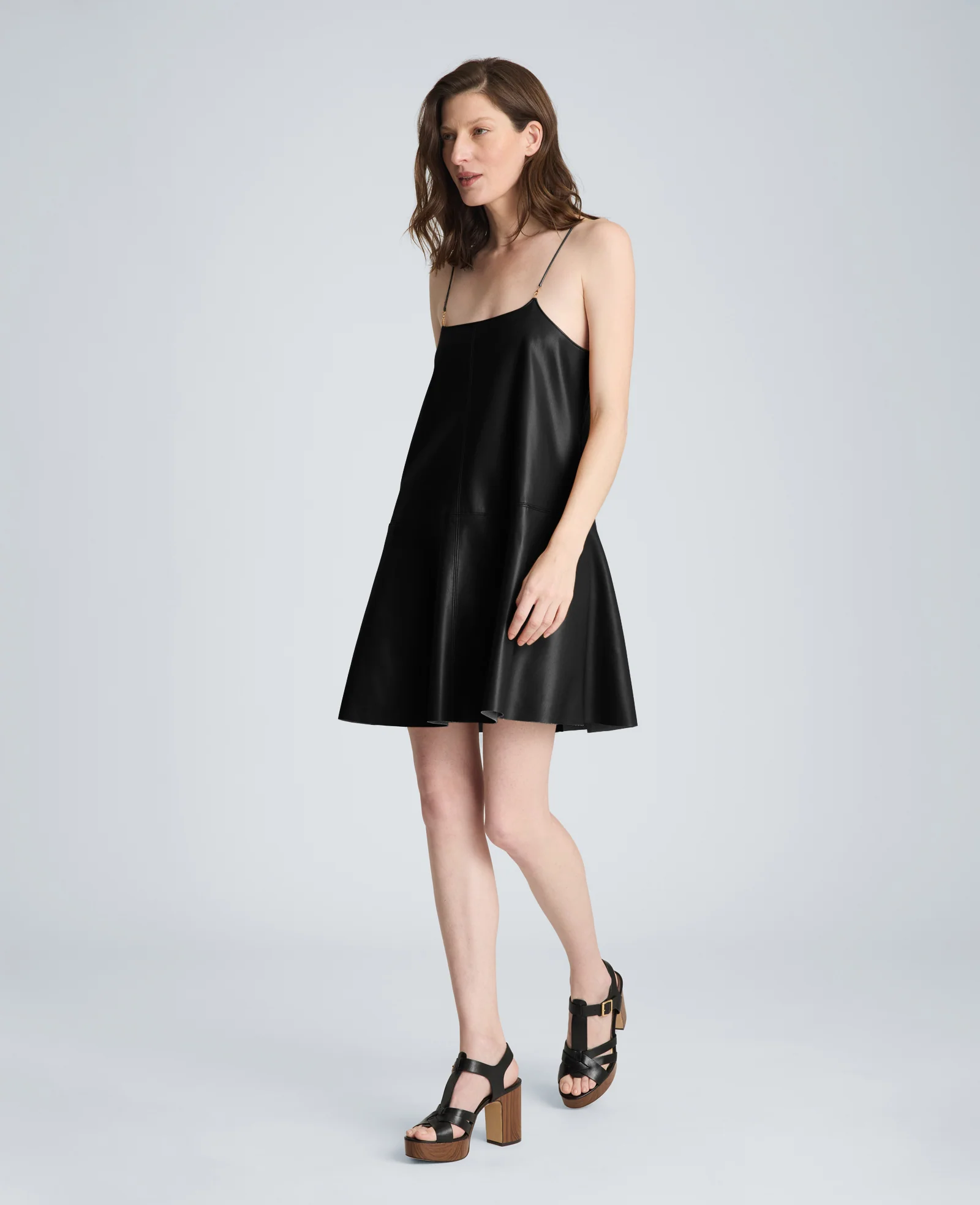Metal Strap Mini Slip Dress - Image 3