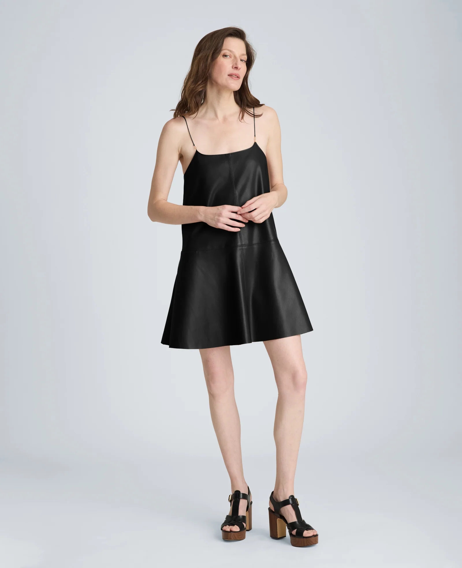 Metal Strap Mini Slip Dress - Image 4