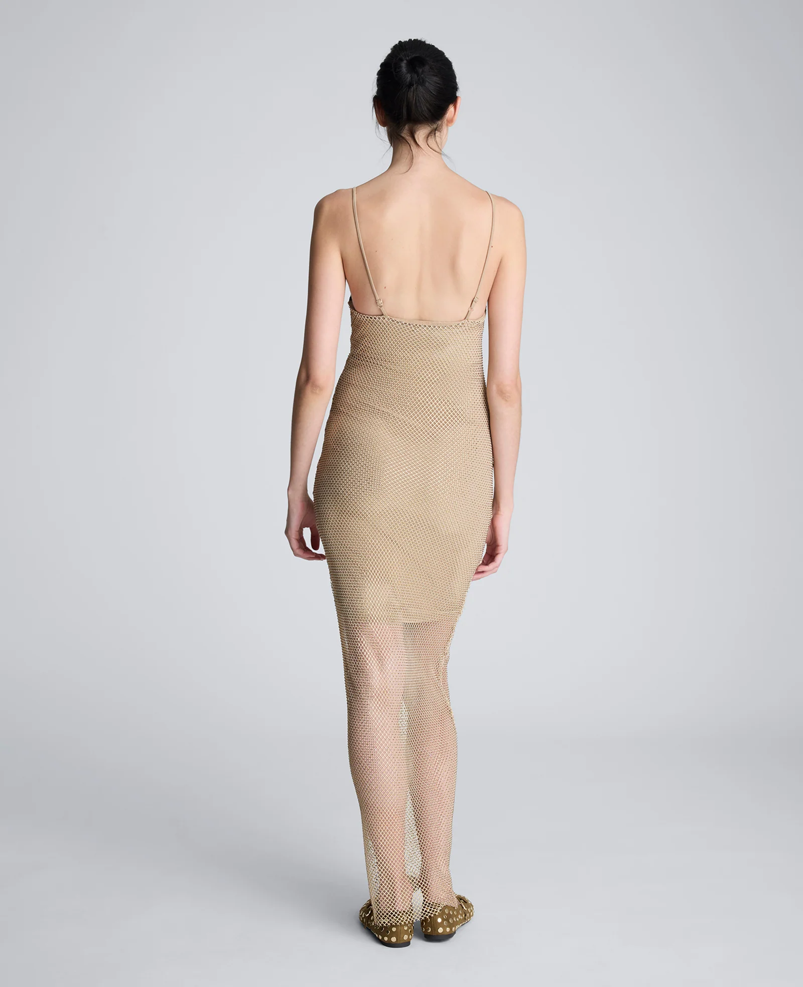 Metallic Slip Maxi Dress - Image 2