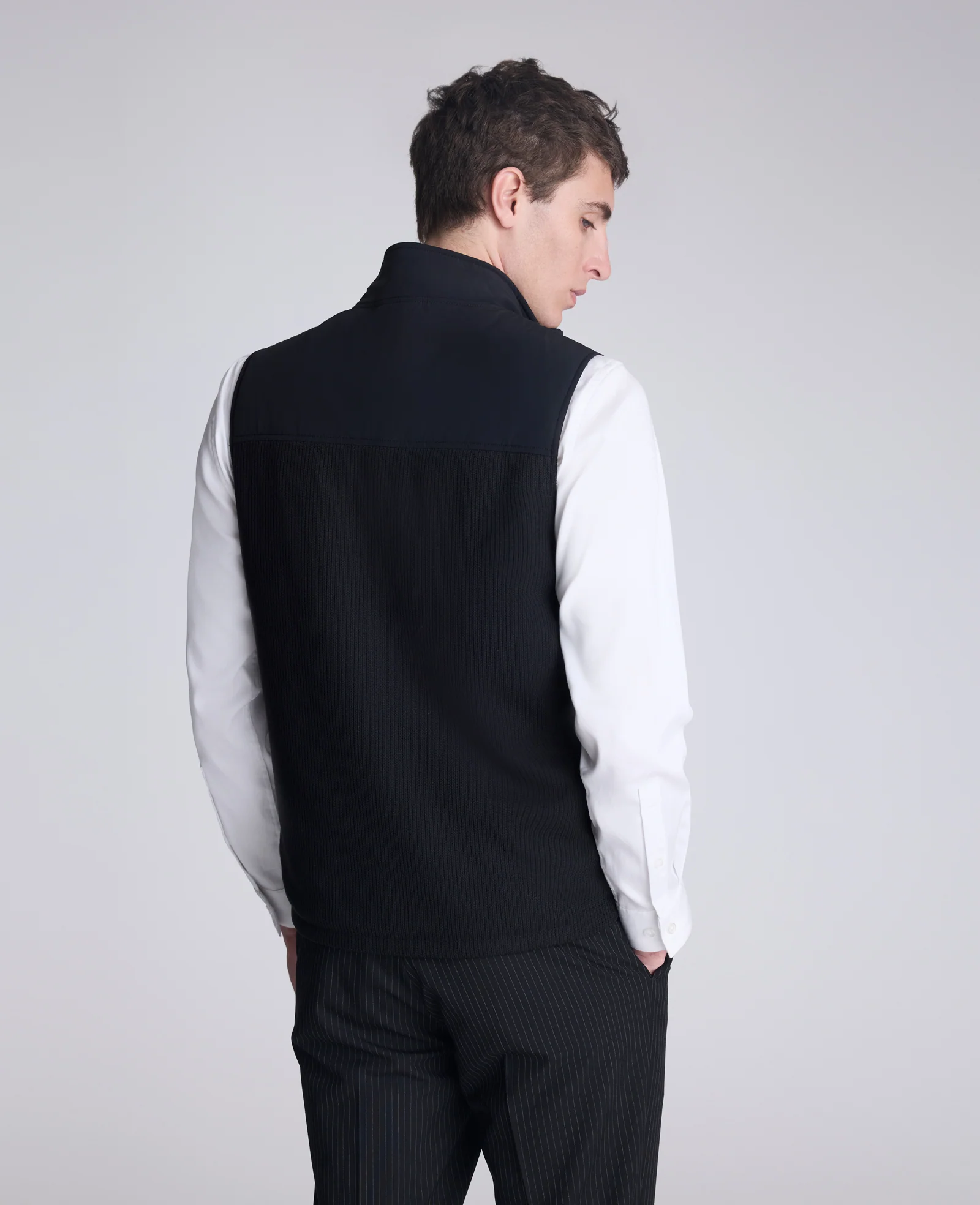 Mixed Media Vest - Image 2