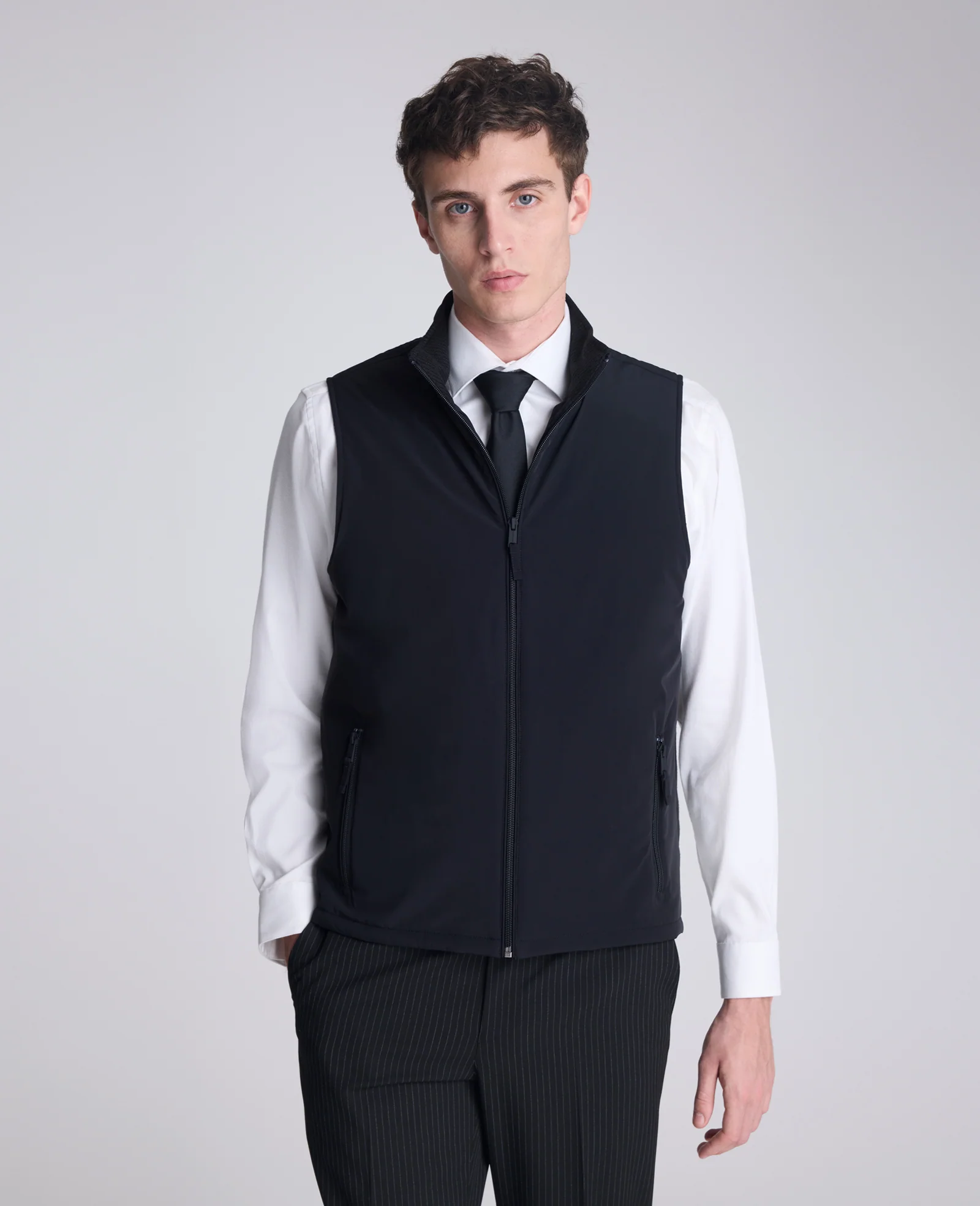 Mixed Media Vest - Image 3