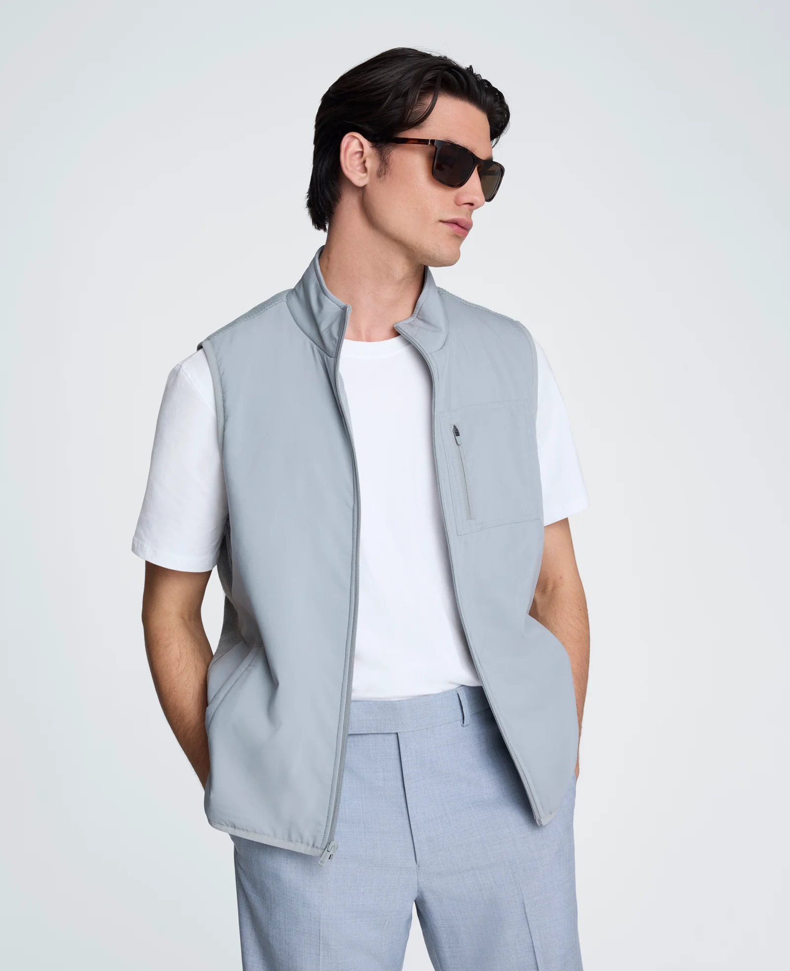 Mixed Media Vest - Image 4