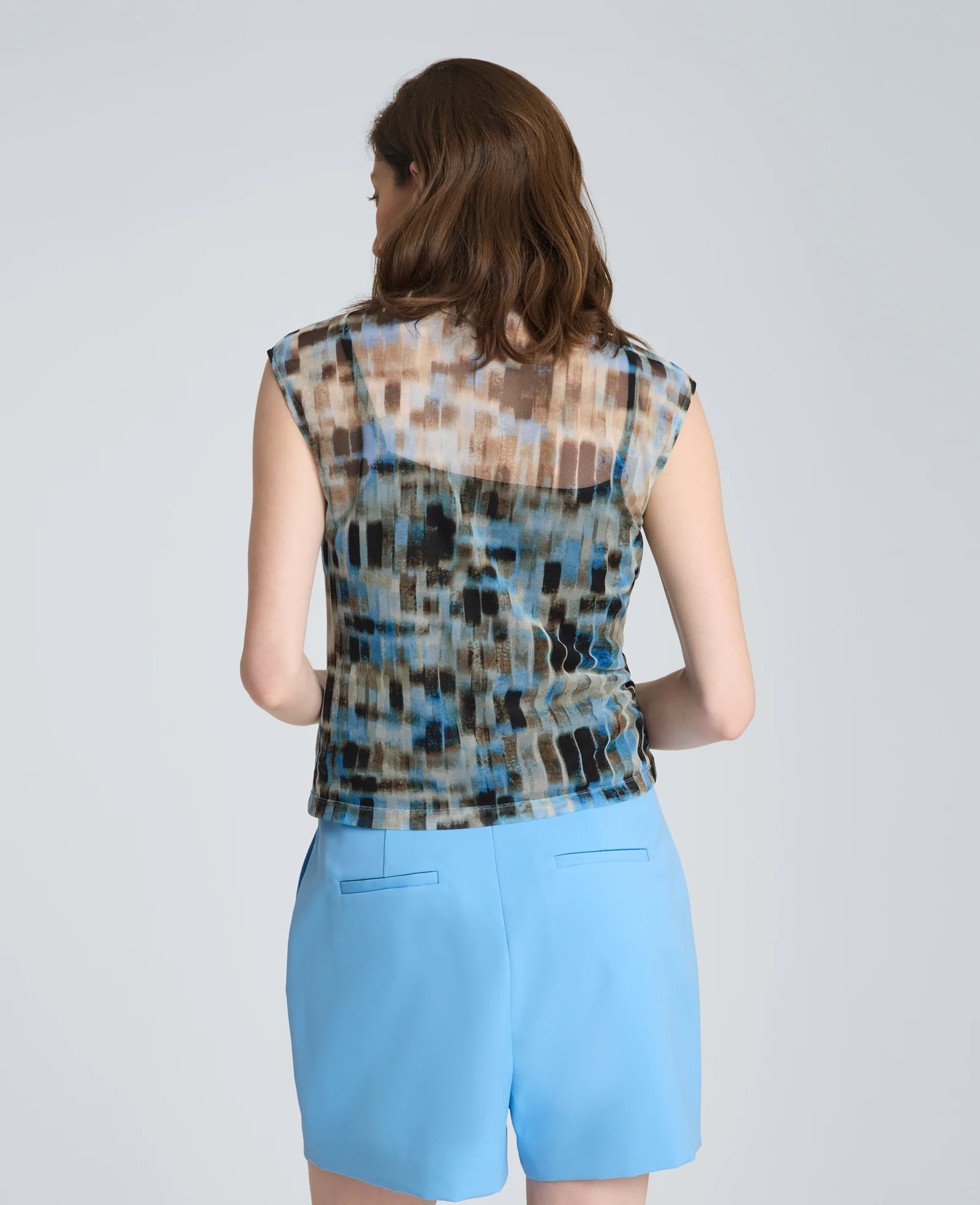 Mock Neck Tank with Interior Tank - Image 2