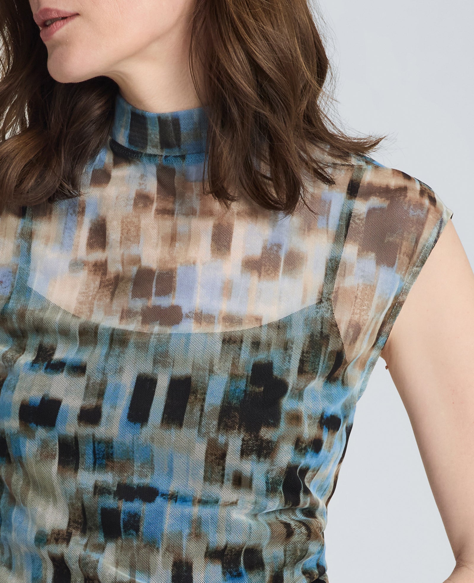 Mock Neck Tank with Interior Tank - Image 6