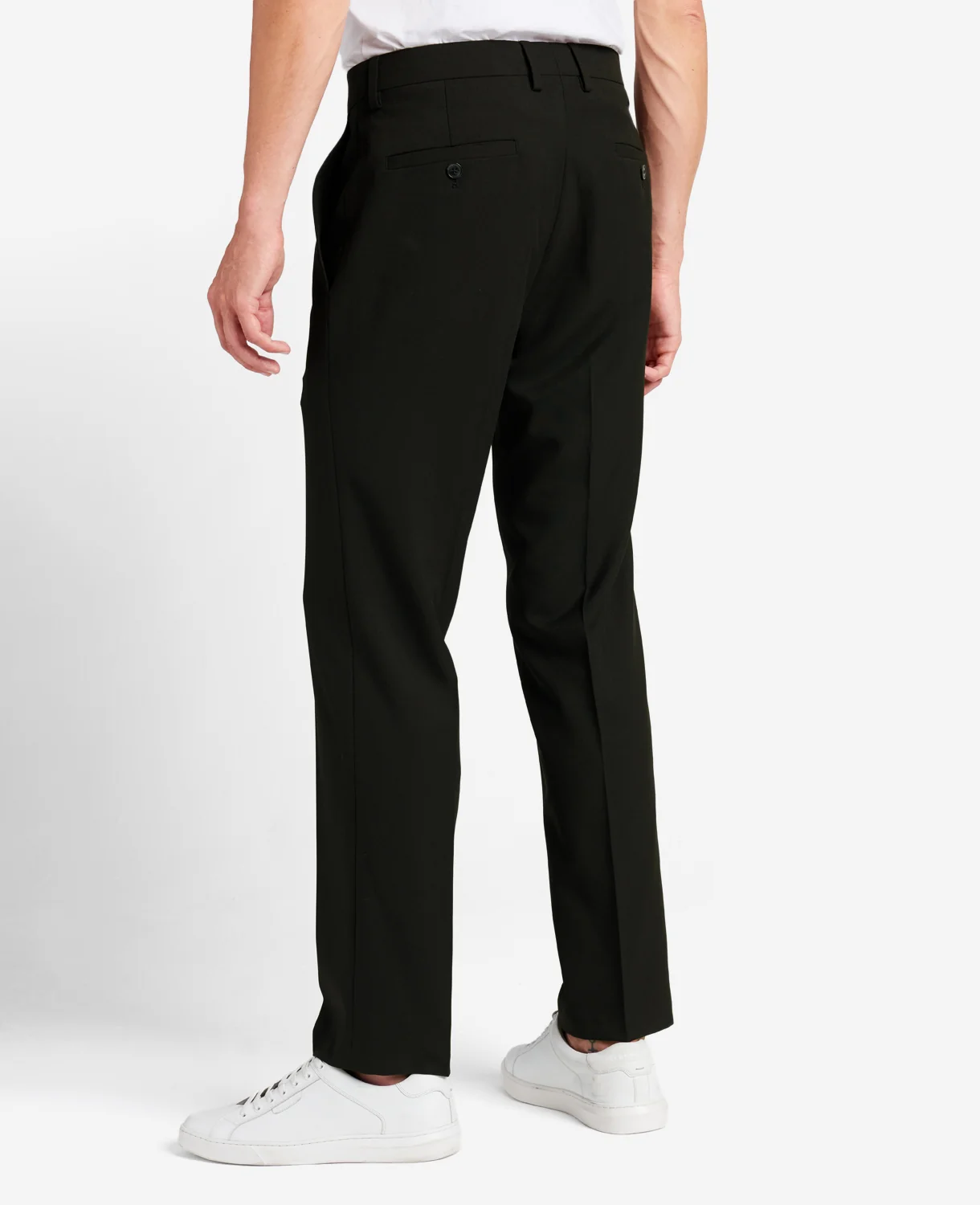 Modern-Fit Micro Check Stretch Trouser - Image 5