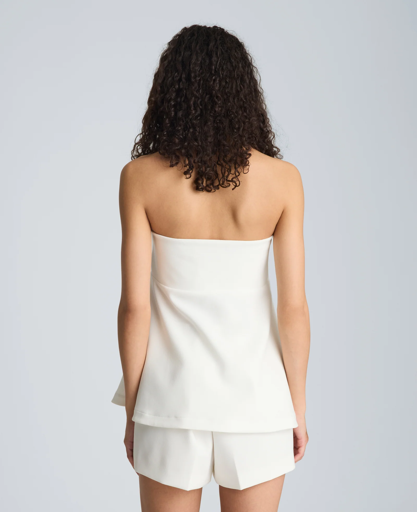 Peplum Strapless Top - Image 2