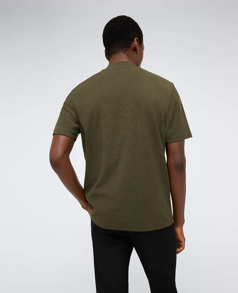 Performance Band-Collar Henley - Image 2