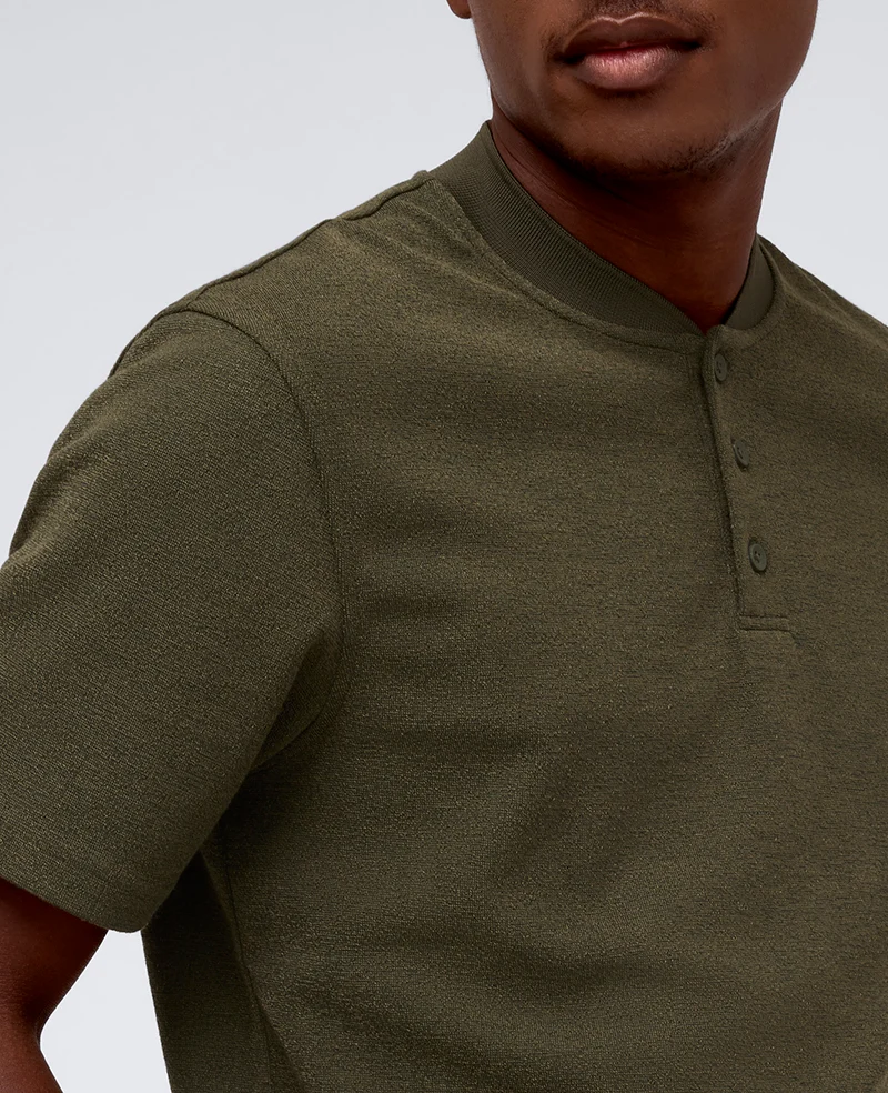 Performance Band-Collar Henley - Image 5