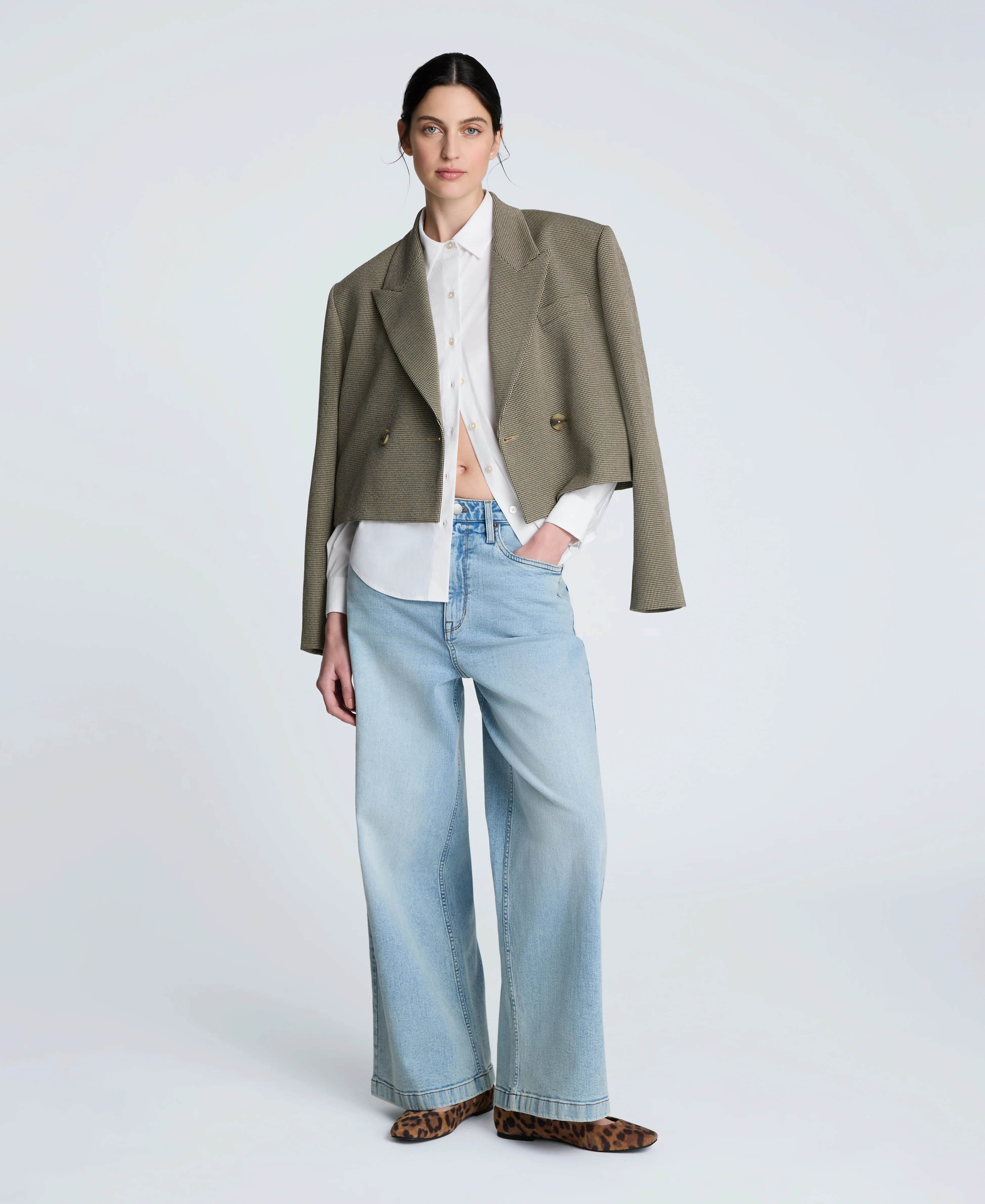 Poplin Button Front Shirt - Image 5
