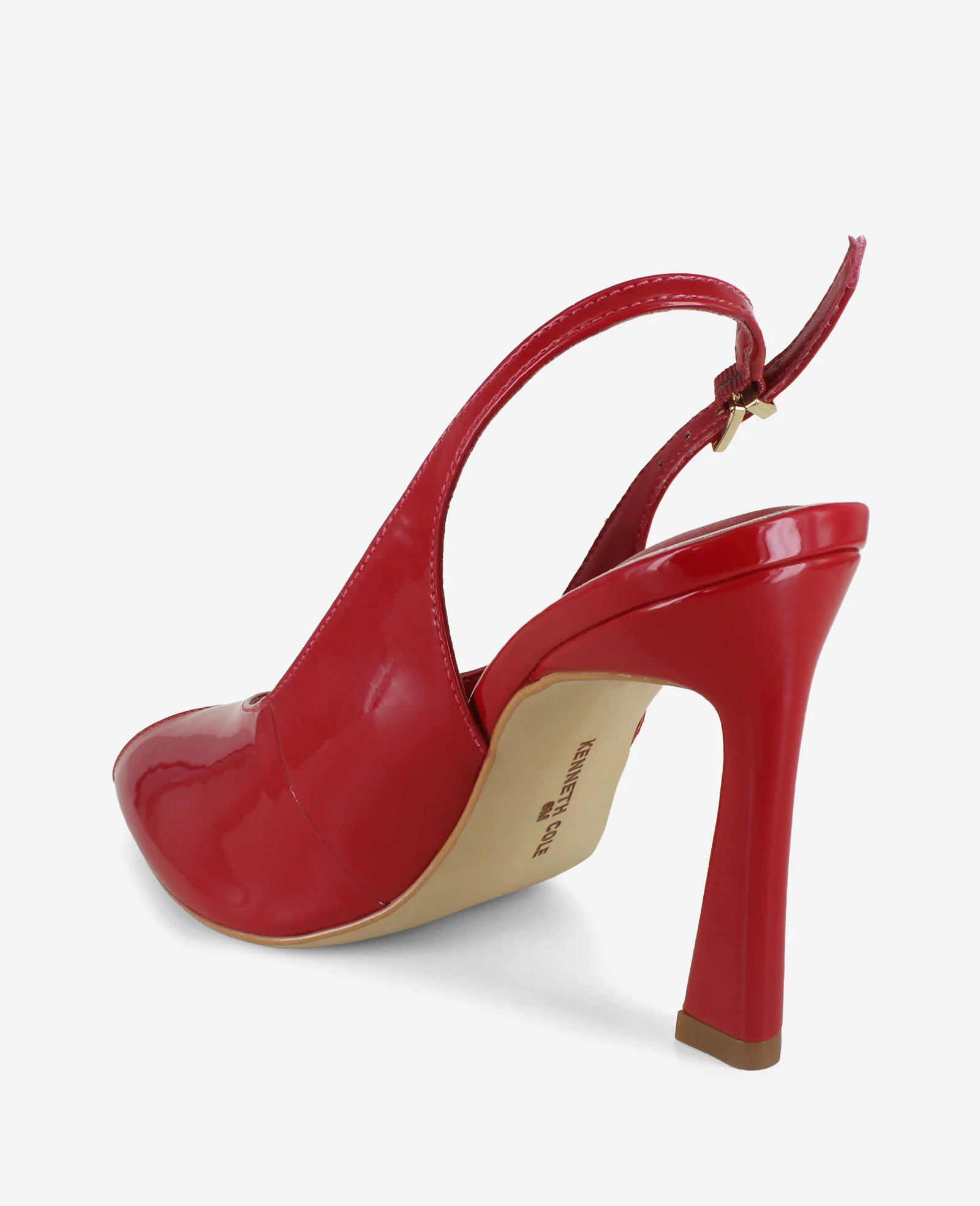 Priya Patent Peep-Toe Slingback Heel - Image 3