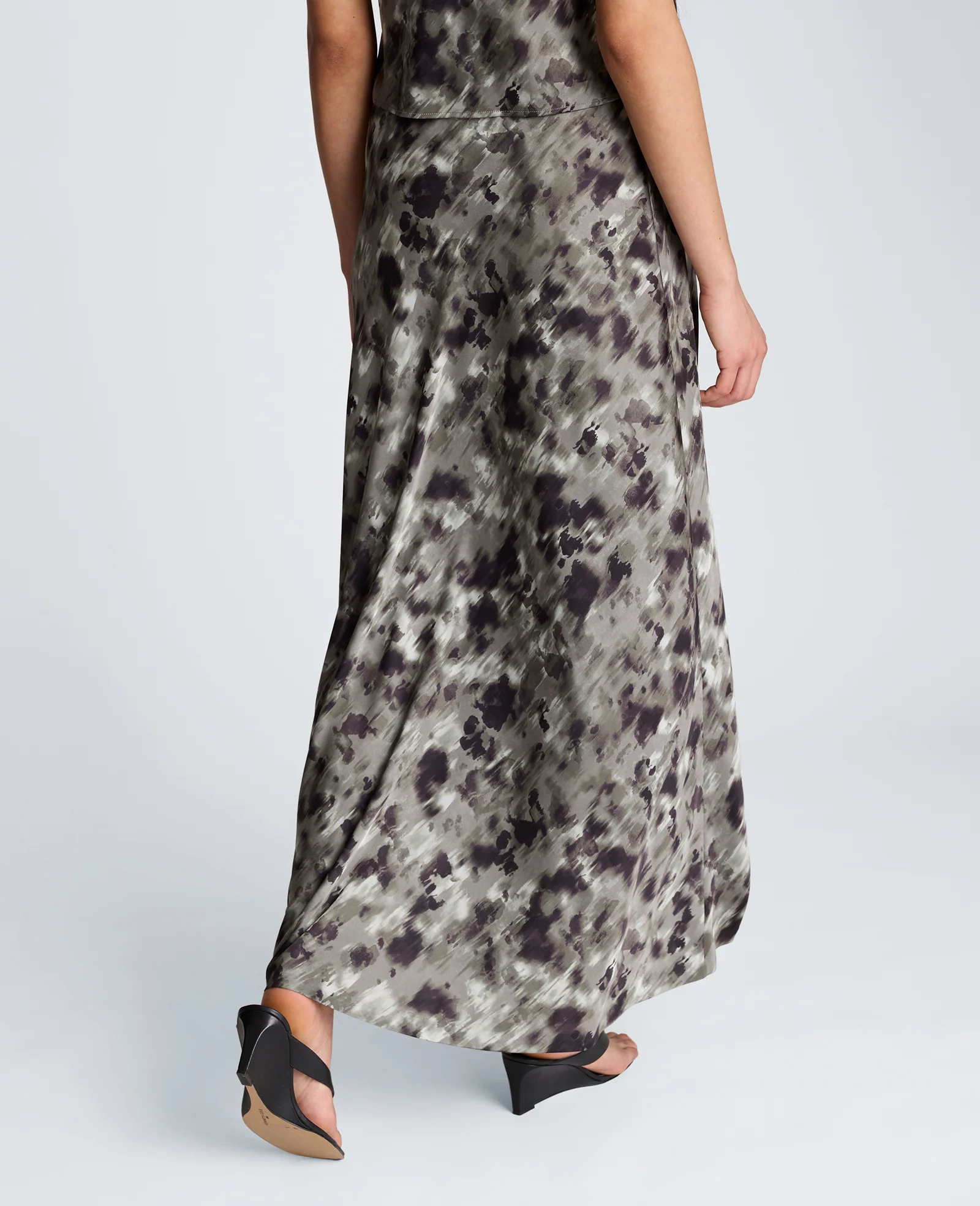 Pull On Flare Maxi Skirt - Image 2