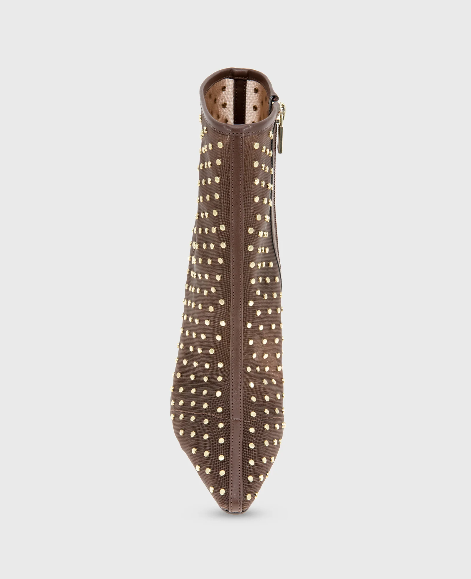 Quincy Mesh Micro Stud Heel Ankle Bootie - Image 5