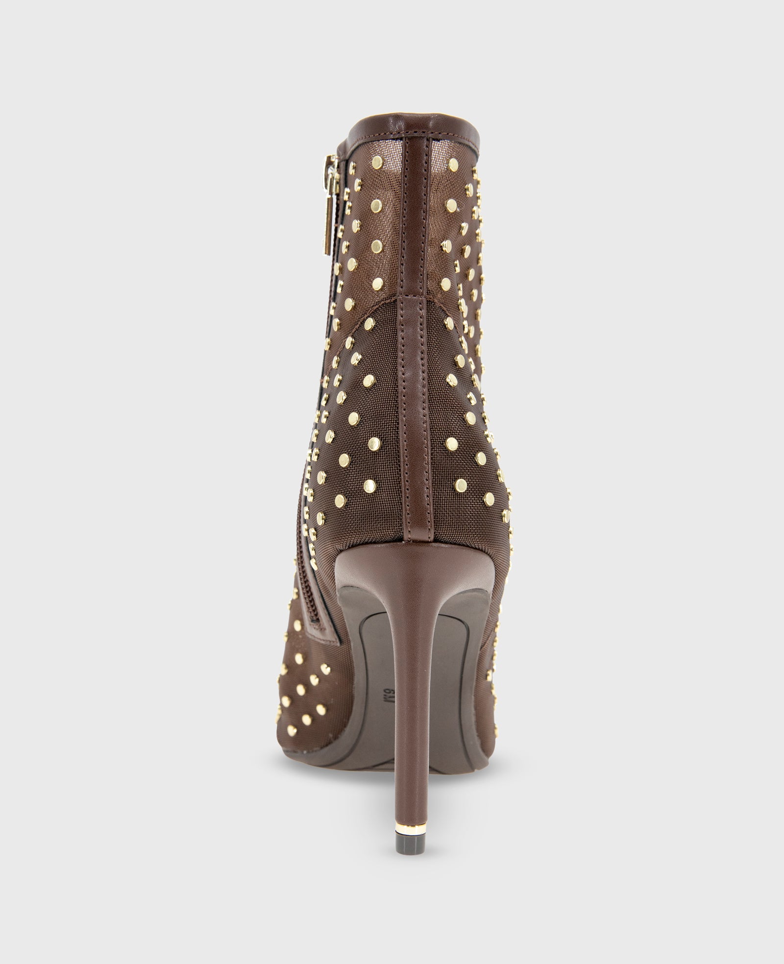 Quincy Mesh Micro Stud Heel Ankle Bootie - Image 6