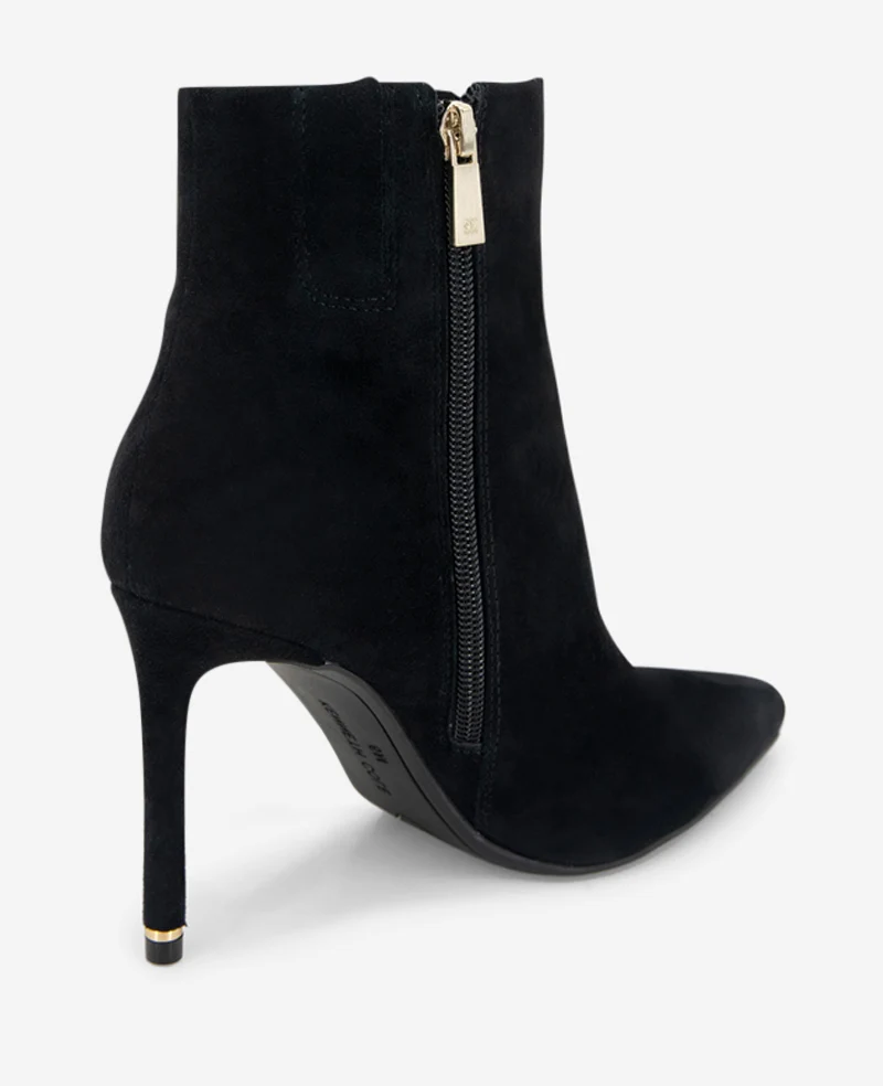 Quincy Suede Heel Ankle Bootie - Image 3