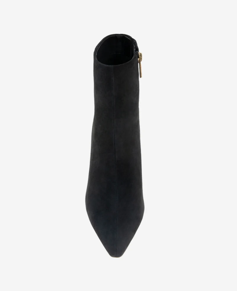 Quincy Suede Heel Ankle Bootie - Image 4