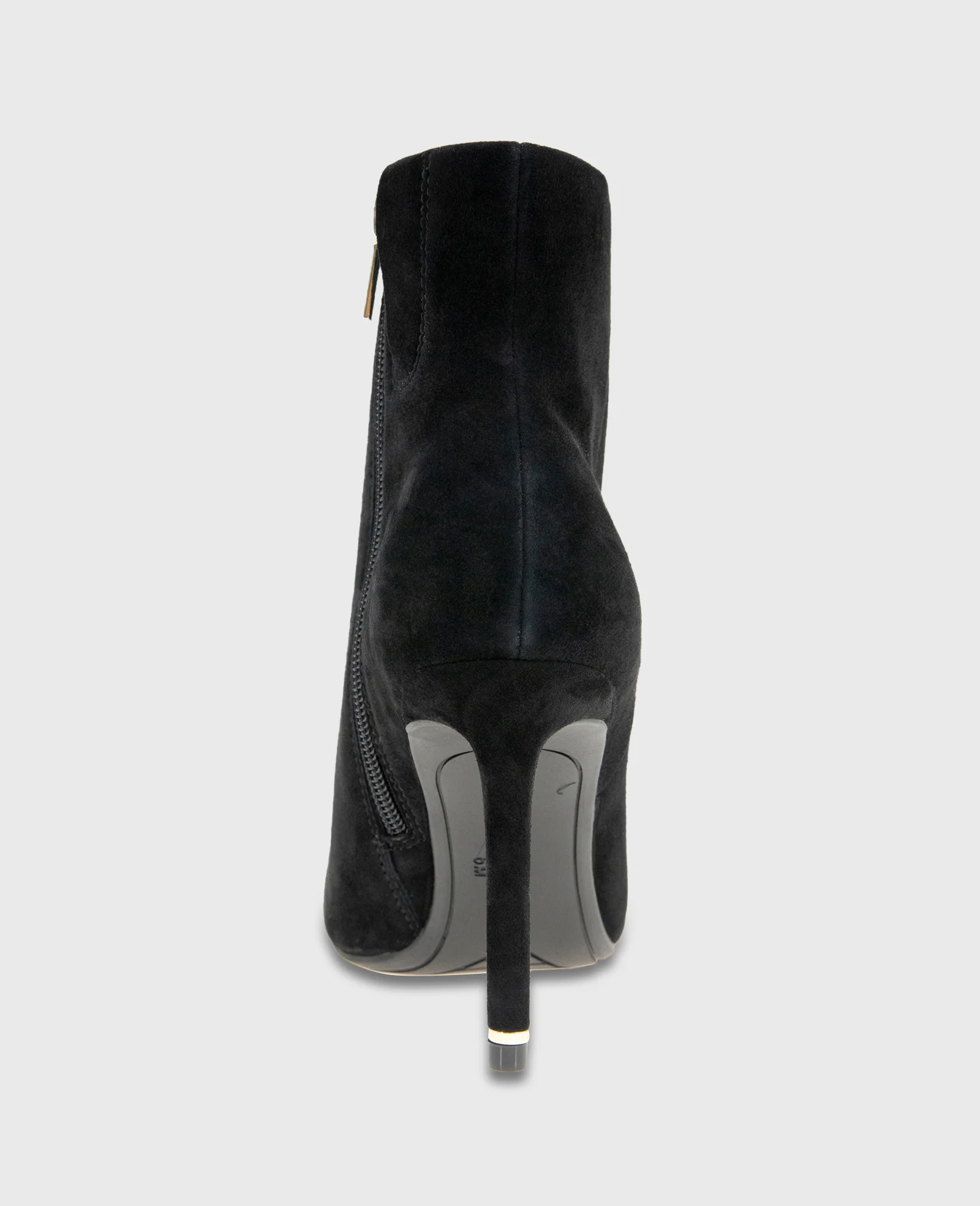 Quincy Suede Heel Ankle Bootie - Image 5