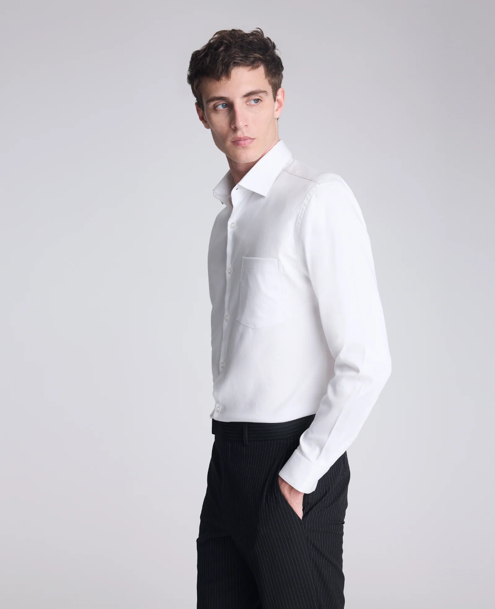 REACTION - Slim-Fit Button-Down Dress Shirt - Image 3