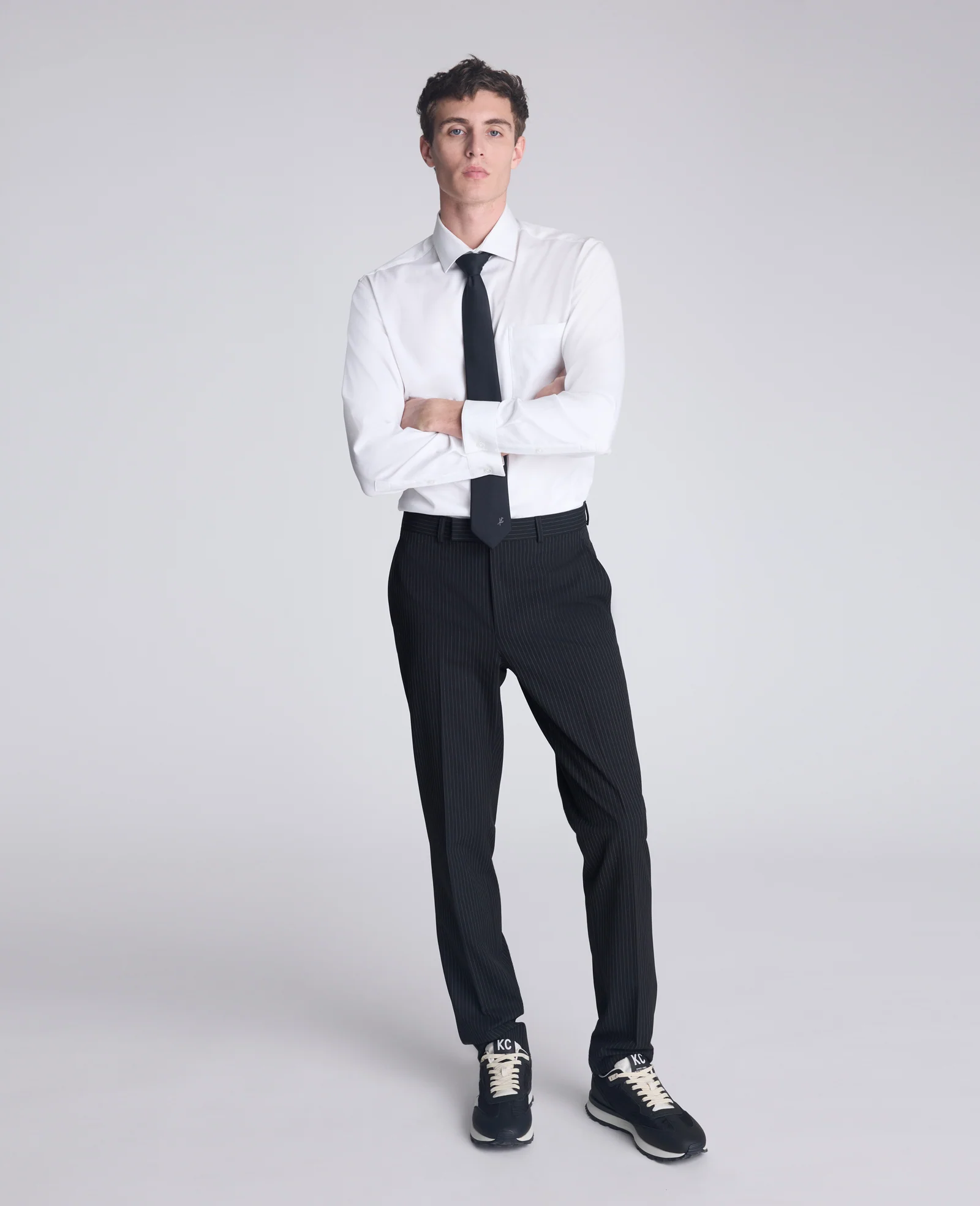 REACTION - Slim-Fit Button-Down Dress Shirt - Image 4