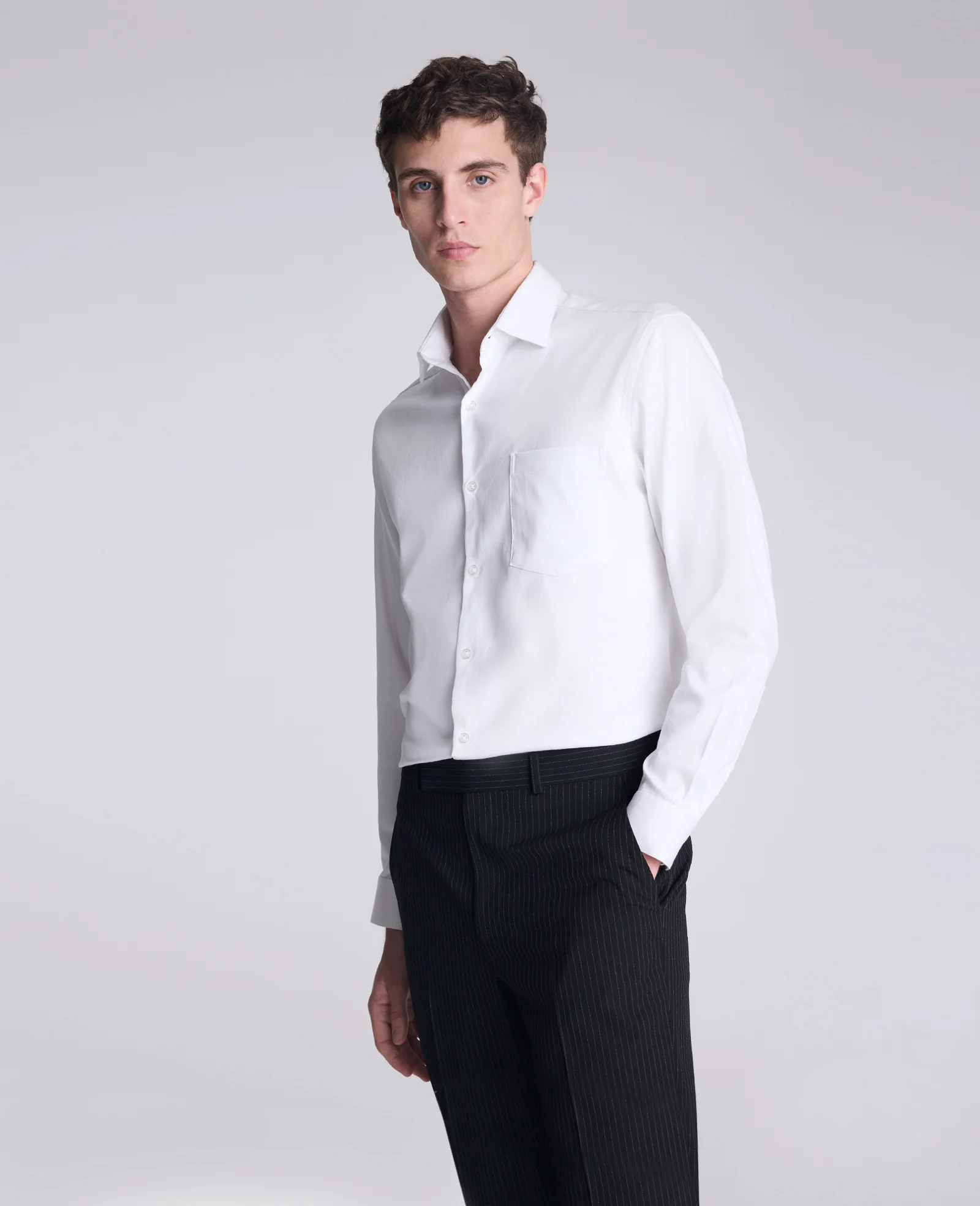 REACTION - Slim-Fit Button-Down Dress Shirt - Image 5