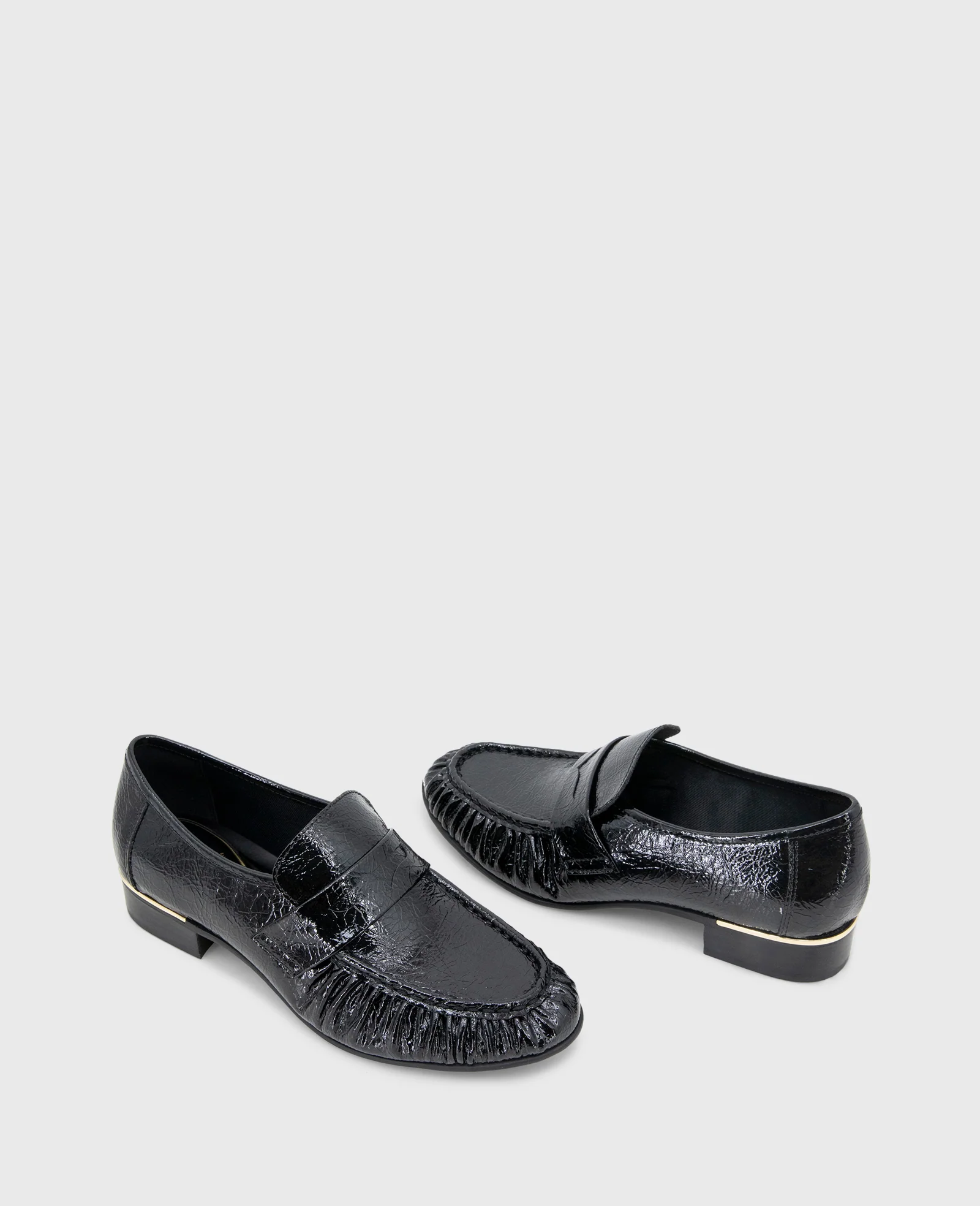 Reece Crinkle Patent Penny Loafer - Image 2