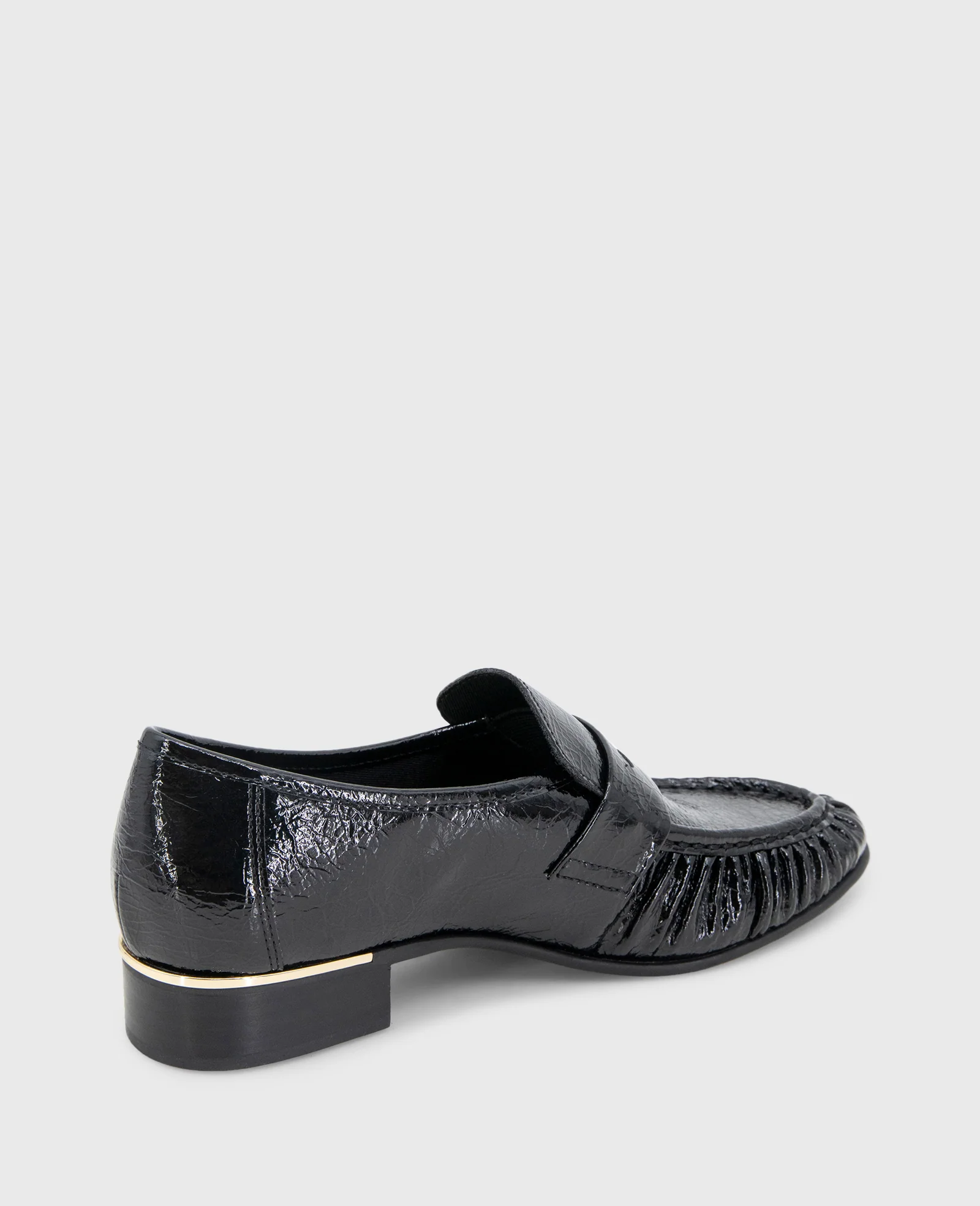 Reece Crinkle Patent Penny Loafer - Image 3