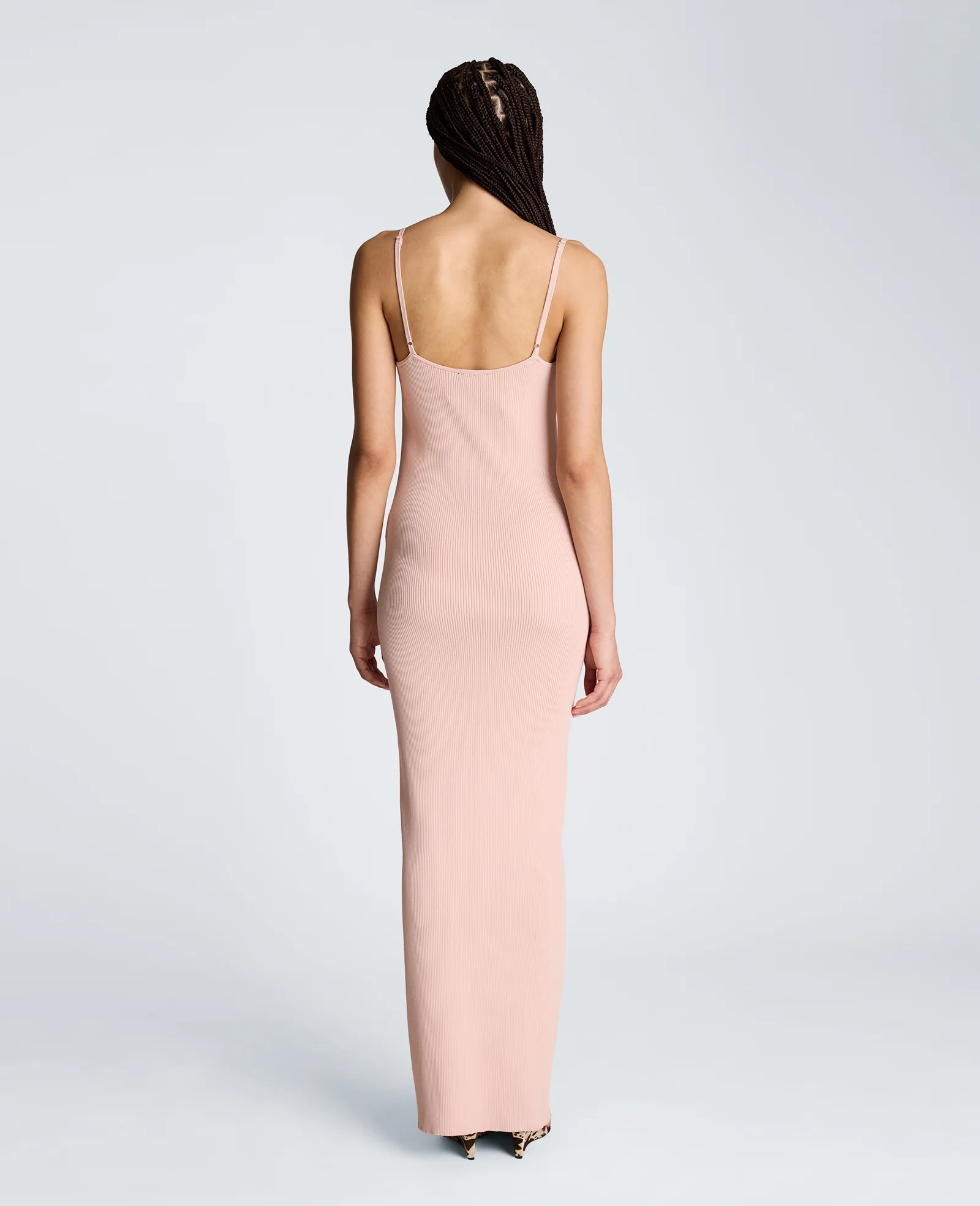 Ribbed Cami Sweater Dress - Image 2