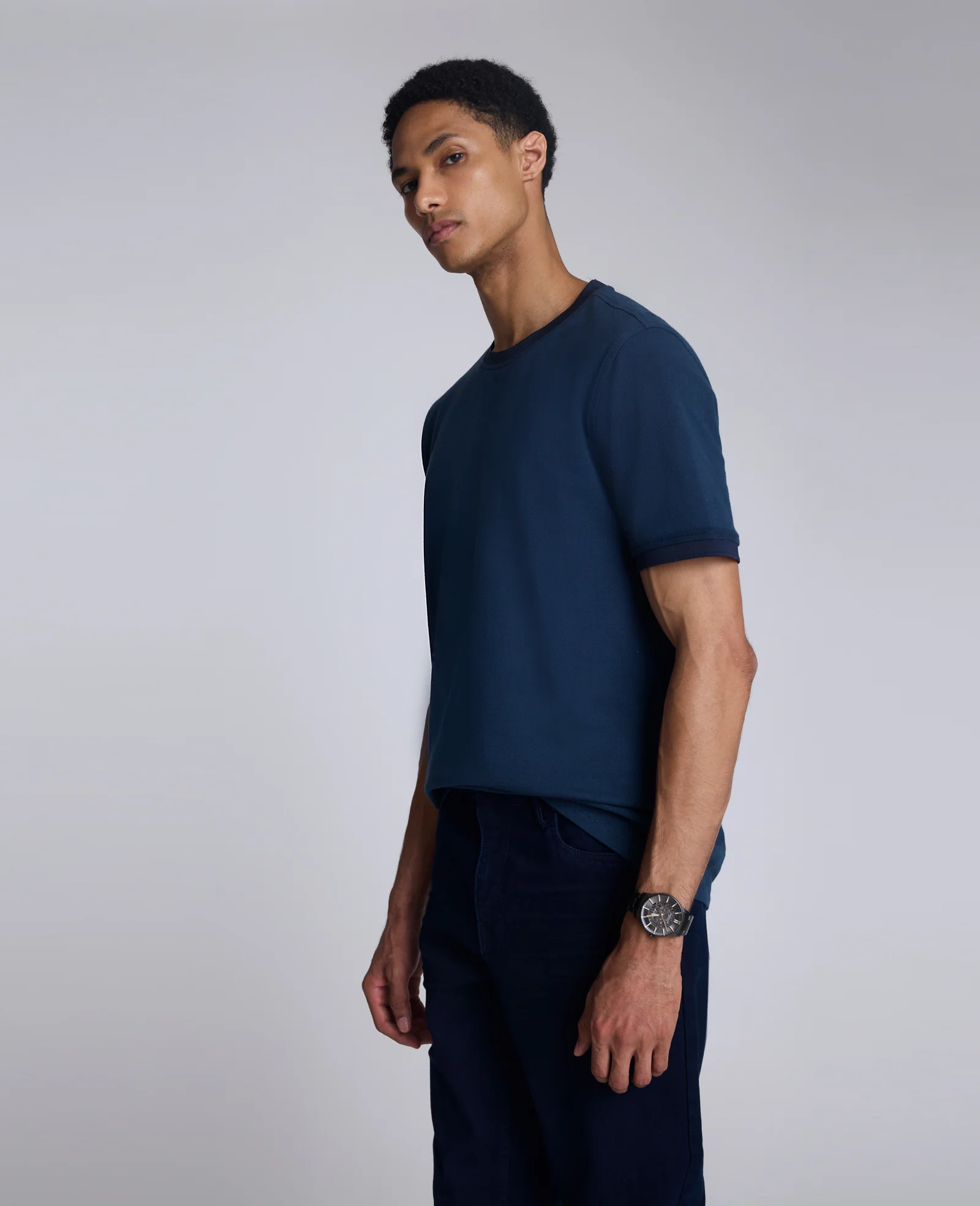 Ribbed Crewneck Tee - Image 4