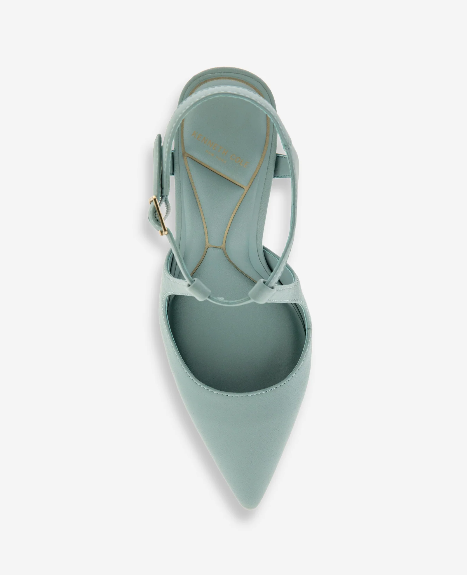 Romi Leather Ankle Slingback Heel - Image 3