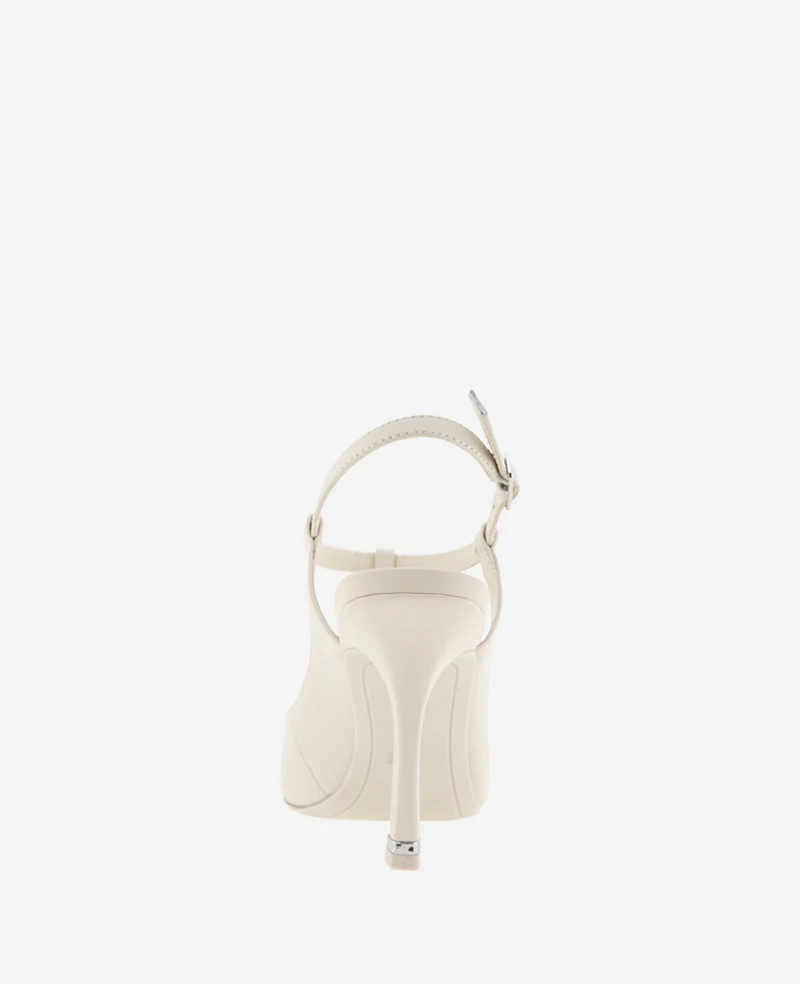 Romi T-Strap Leather Slingback Heel - Image 3