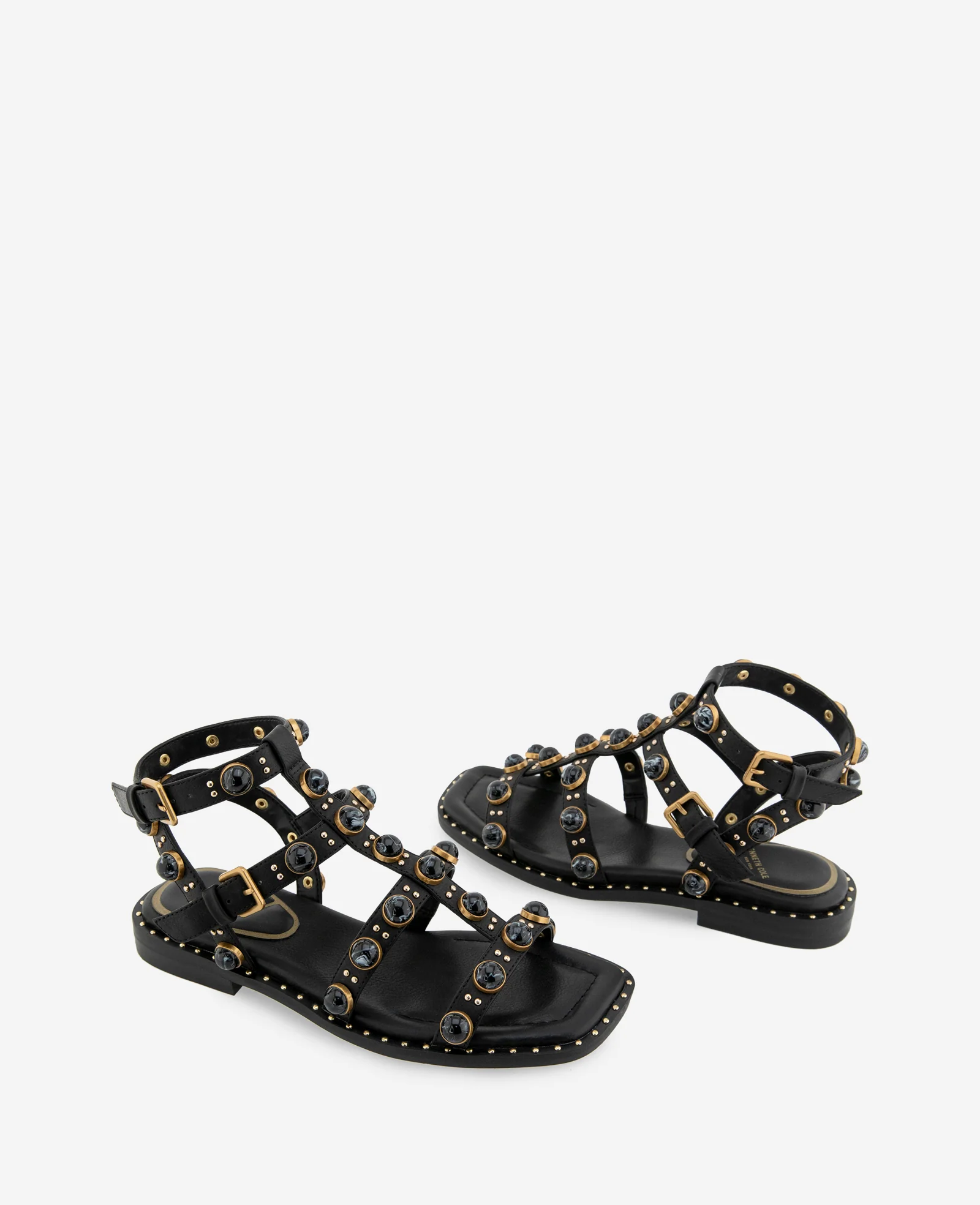 Ruby Leather Jewel Gladiator Sandal - Image 2