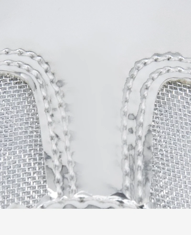 Sam Metallic Leather Mesh Sneaker - Image 7