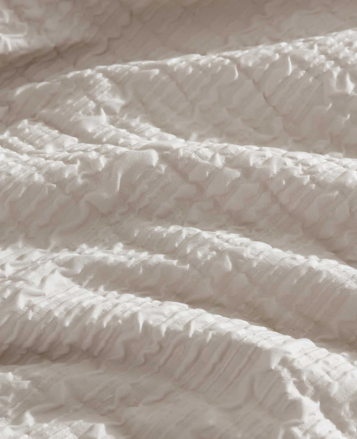 Serenity Wavy Lines Beige Comforter Set - Image 7
