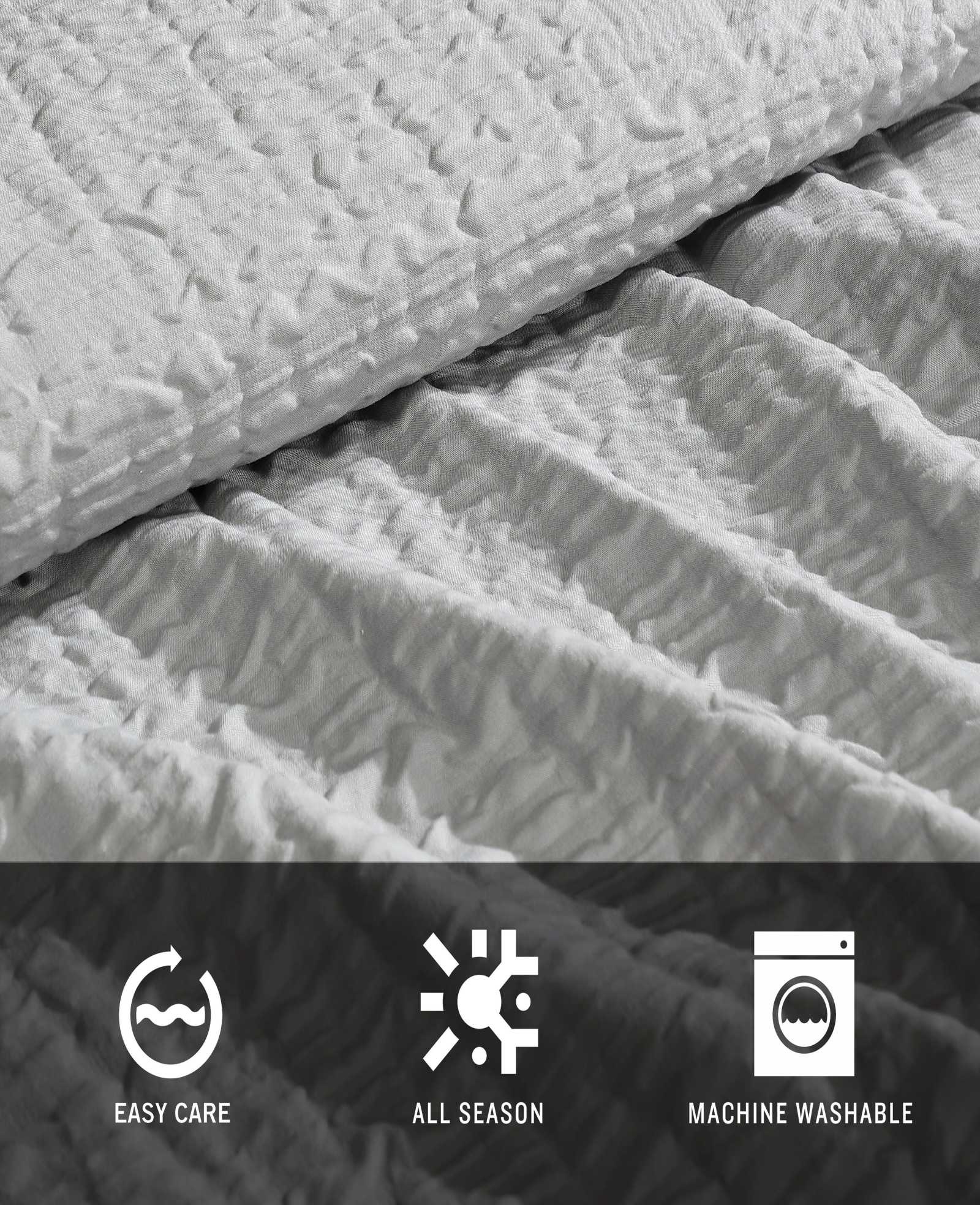 Serenity Wavy Lines Comforter Set - Image 4