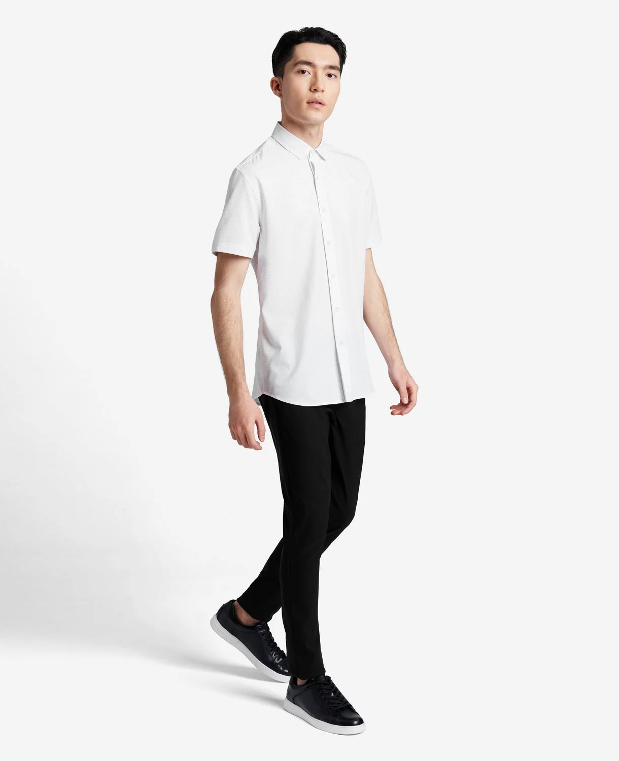 Stretch Short Sleeve Button-Down Shirt - Image 2