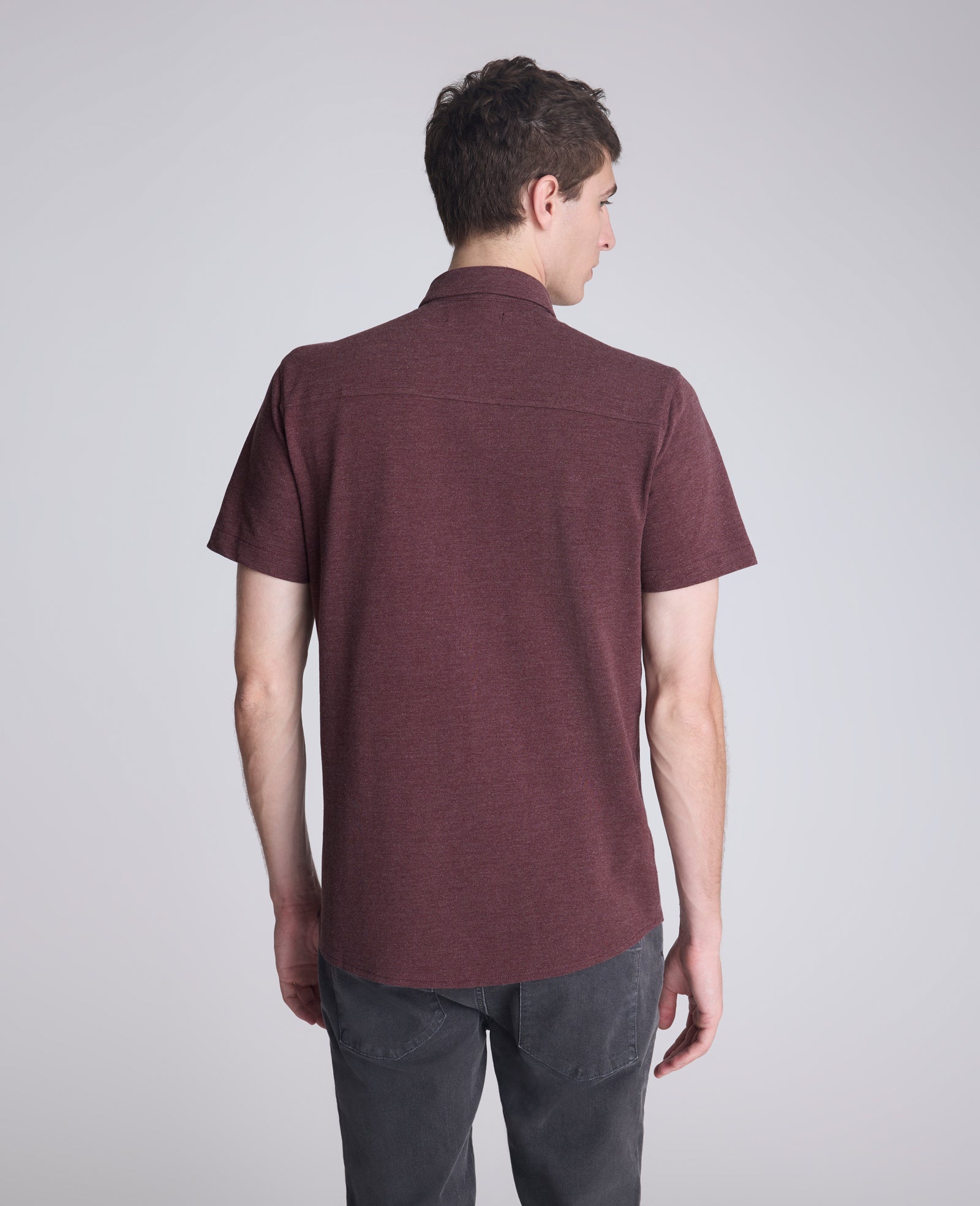 Short Sleeve Sportshirt with Chest Pocket - Image 2