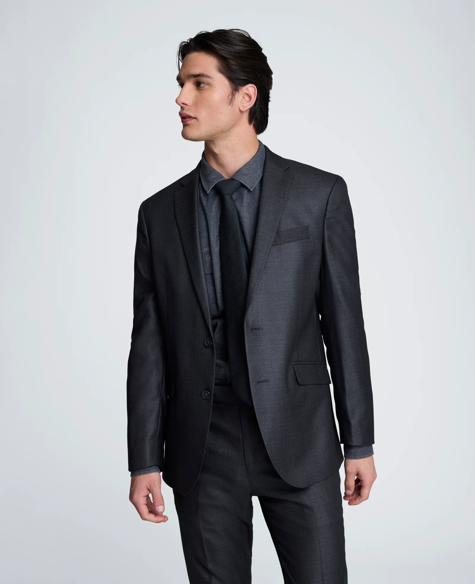 Slim-Fit Stretch Suit Separate Jacket - Image 4