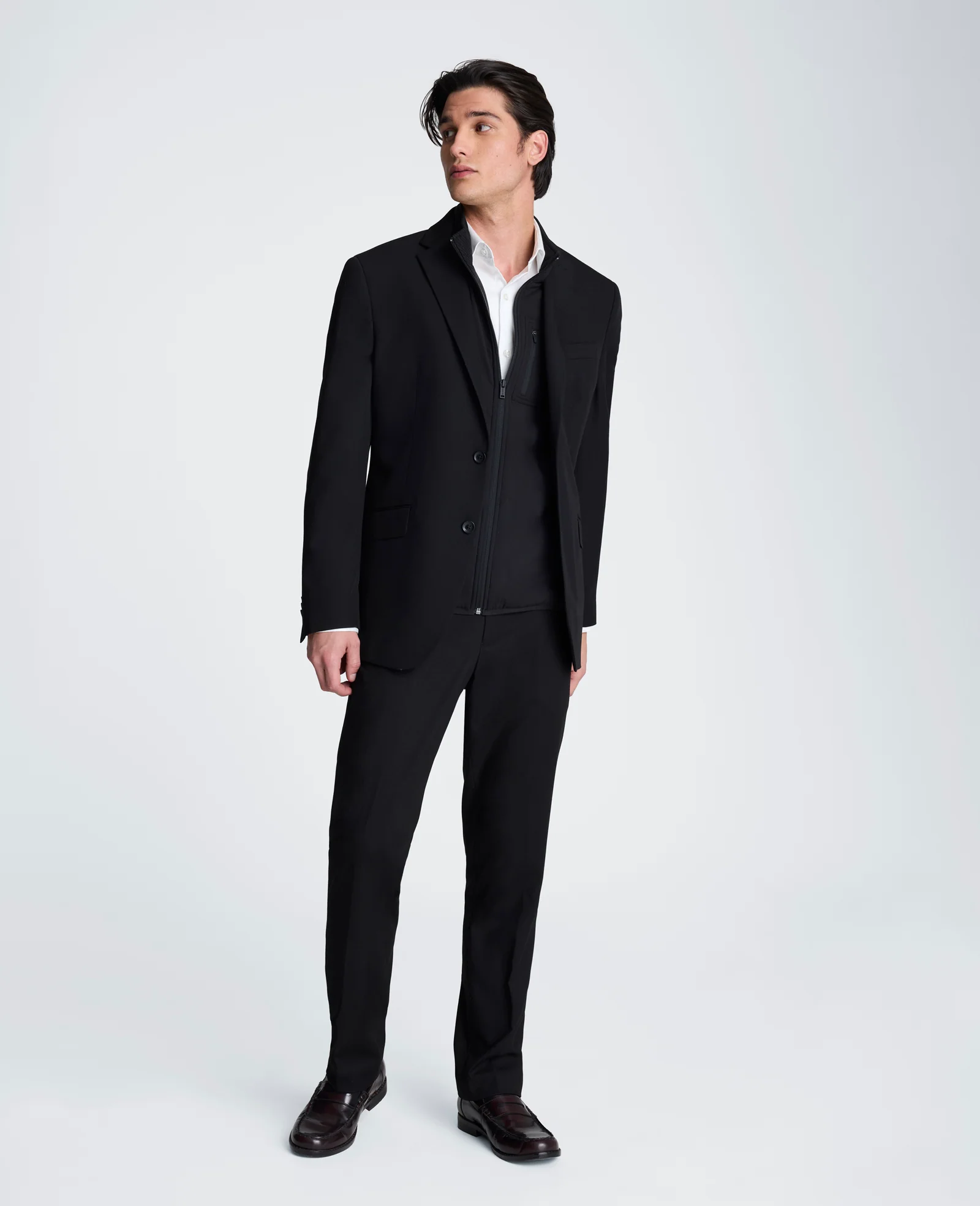 Slim-Fit Stretch Suit Separate Jacket - Image 4