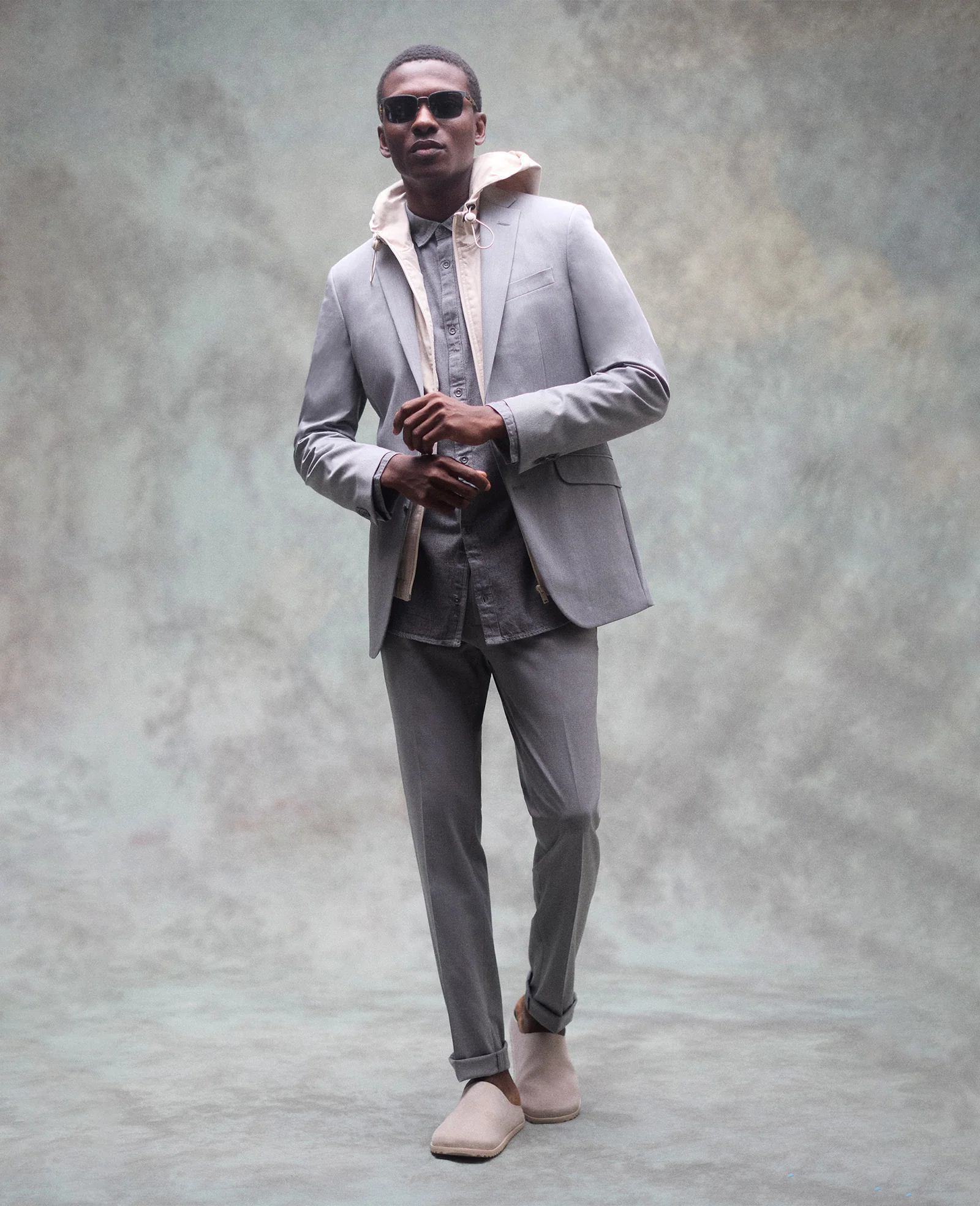 Slim-Fit Stretch Suit Separate Jacket - Image 2