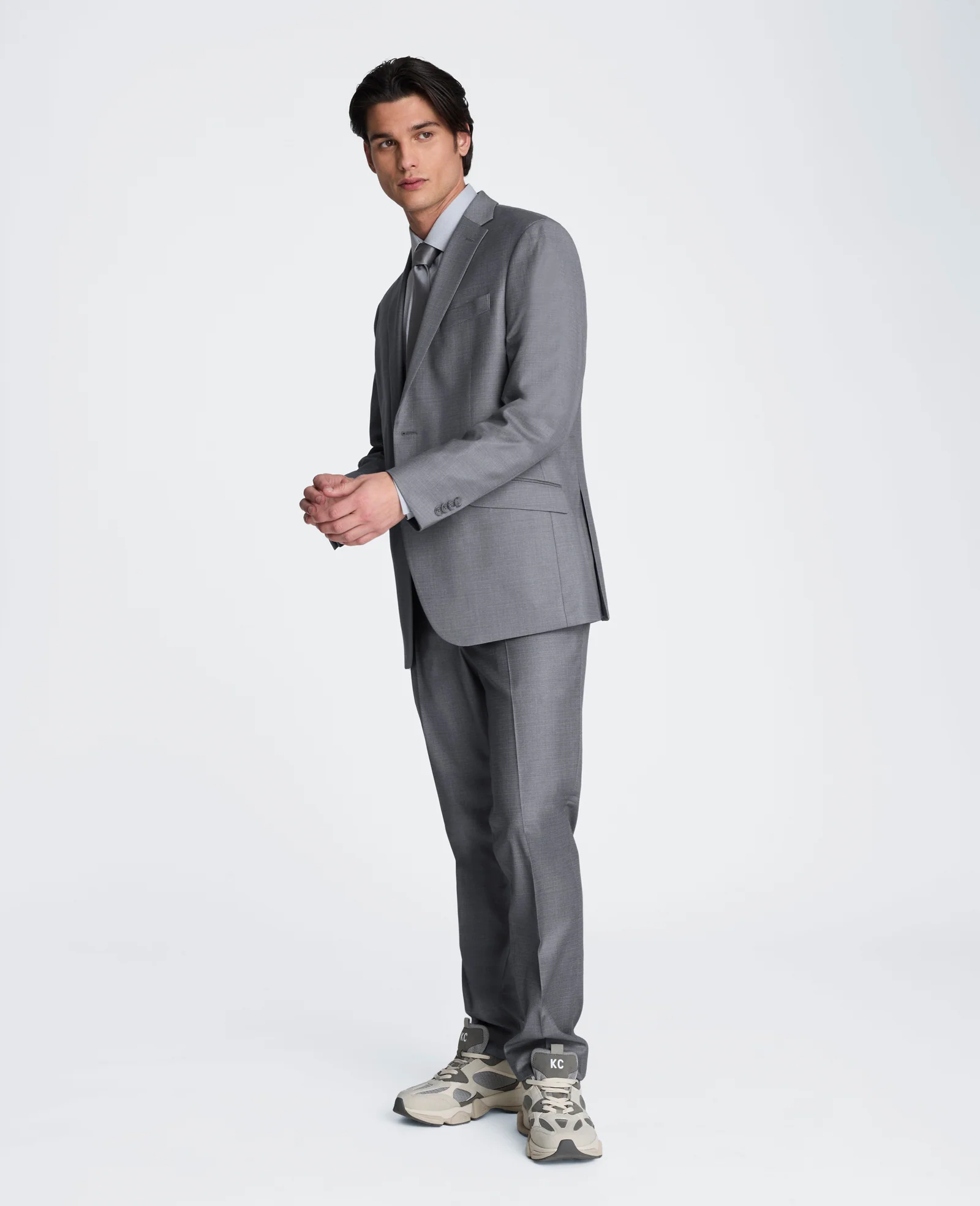 Slim-Fit Stretch Suit Separate Jacket - Image 7